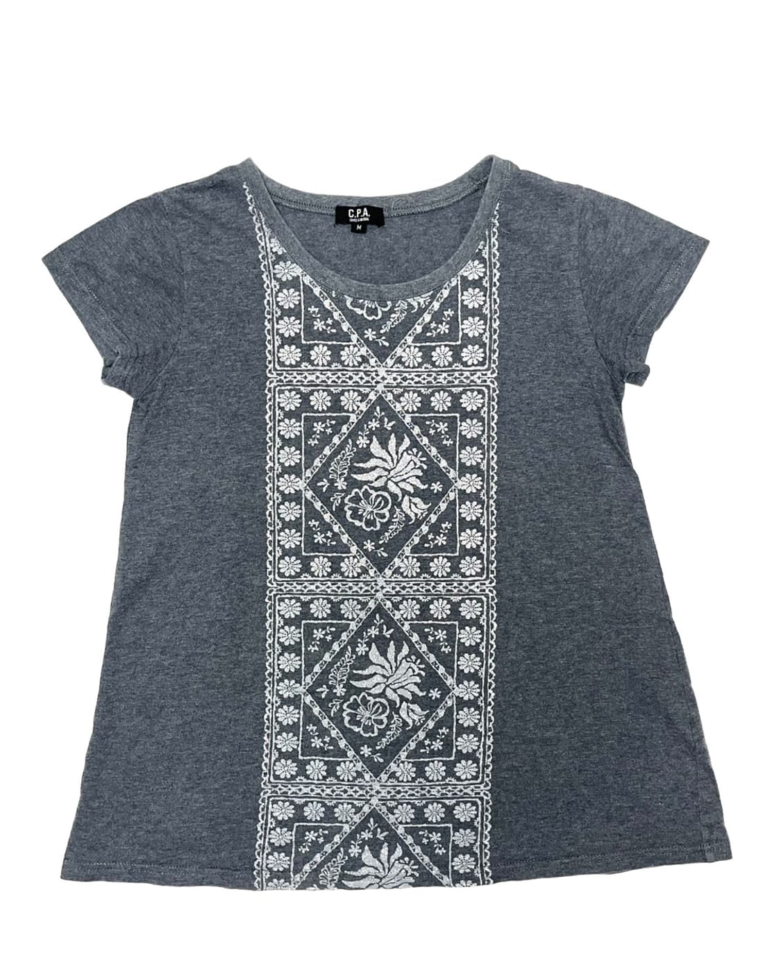 Silver glitter pattern top 상품이미지1
