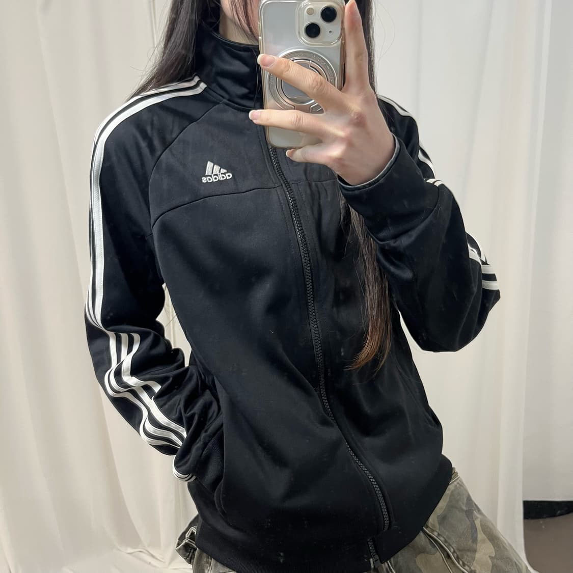 Adidas Black Track Jacket 상품이미지3