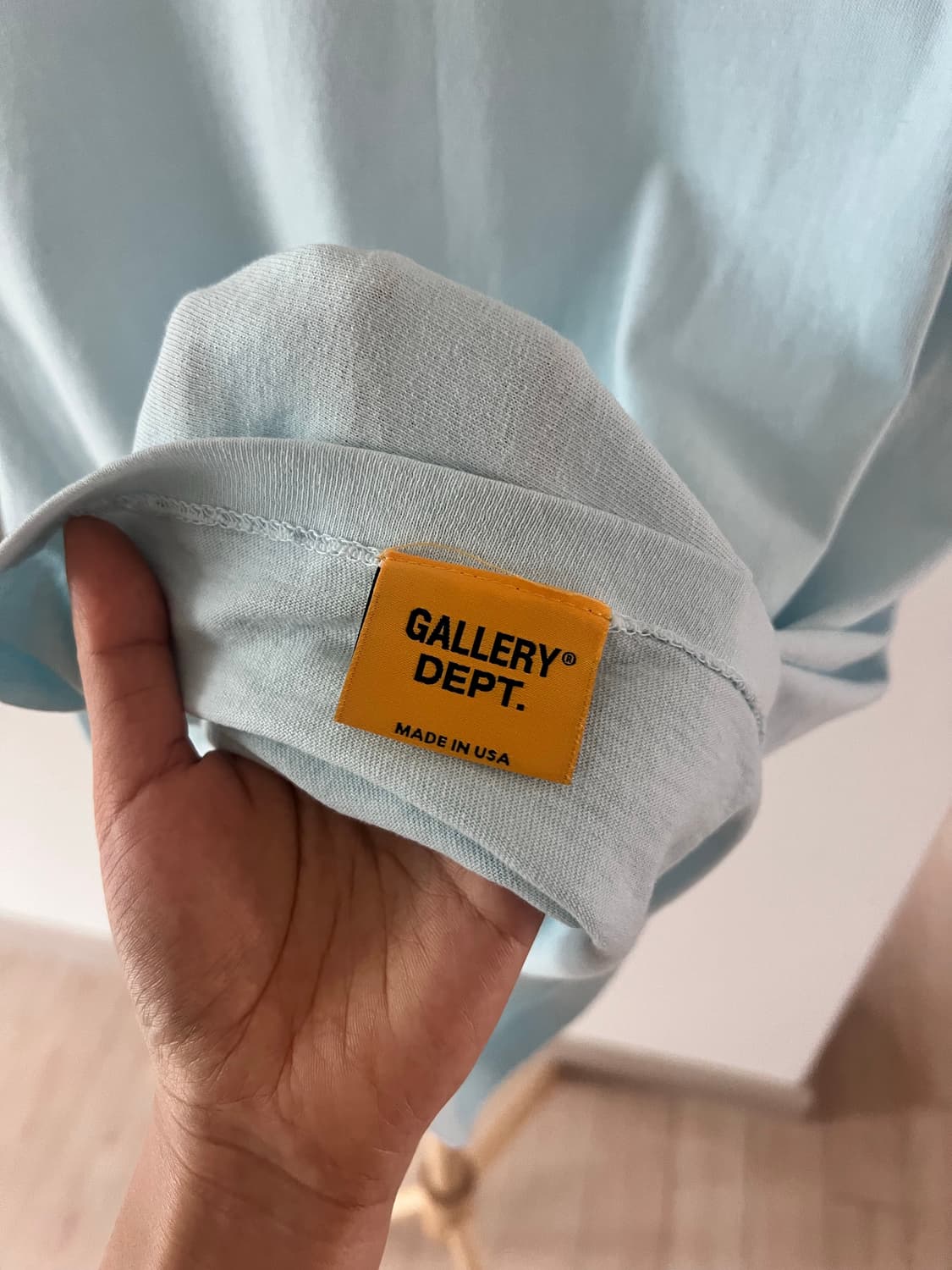 갤러리뎁 반팔티셔츠 하늘색 상품이미지6