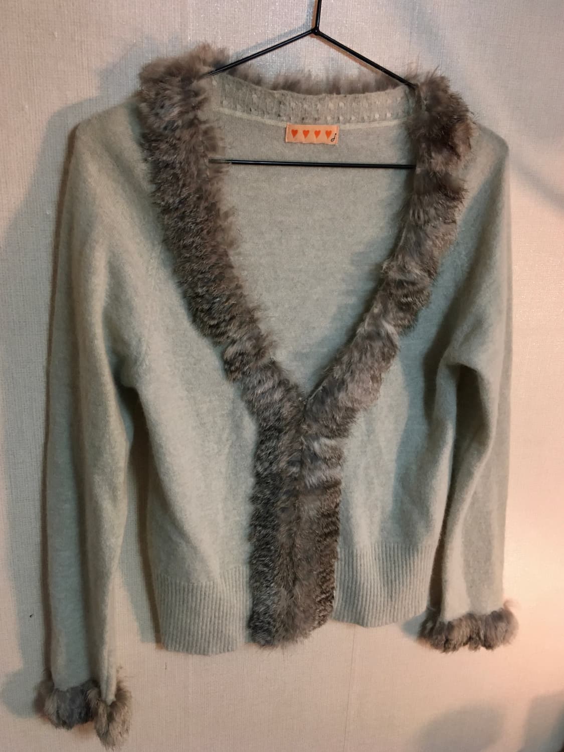 민트 퍼트리밍 가디건 ayadz프리즈프레임레이어룸와이즈걸파우닝빈티지입질연 상품이미지2