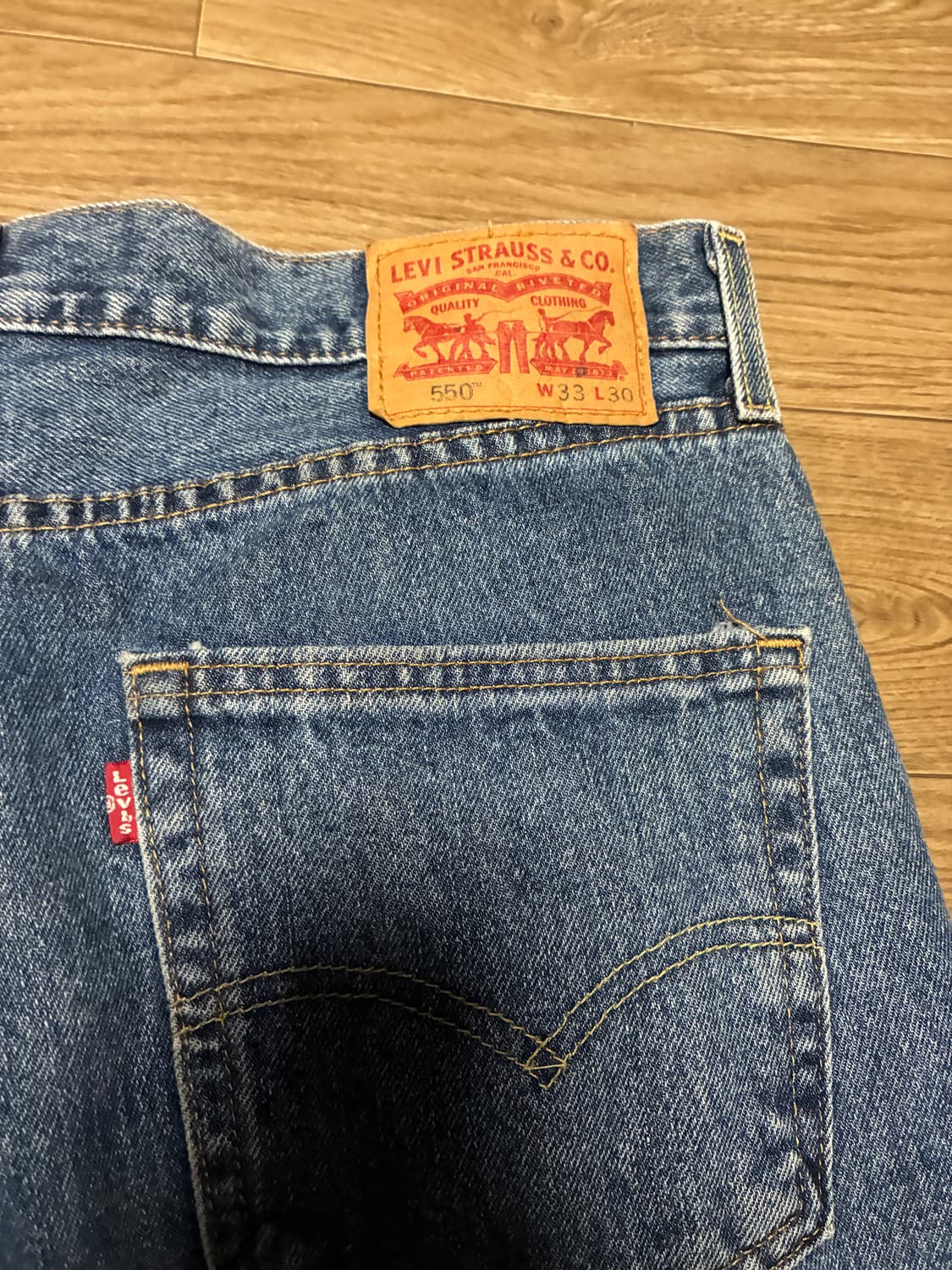 33/30 리바이스 550 중청 데님 스케이터 상품이미지4