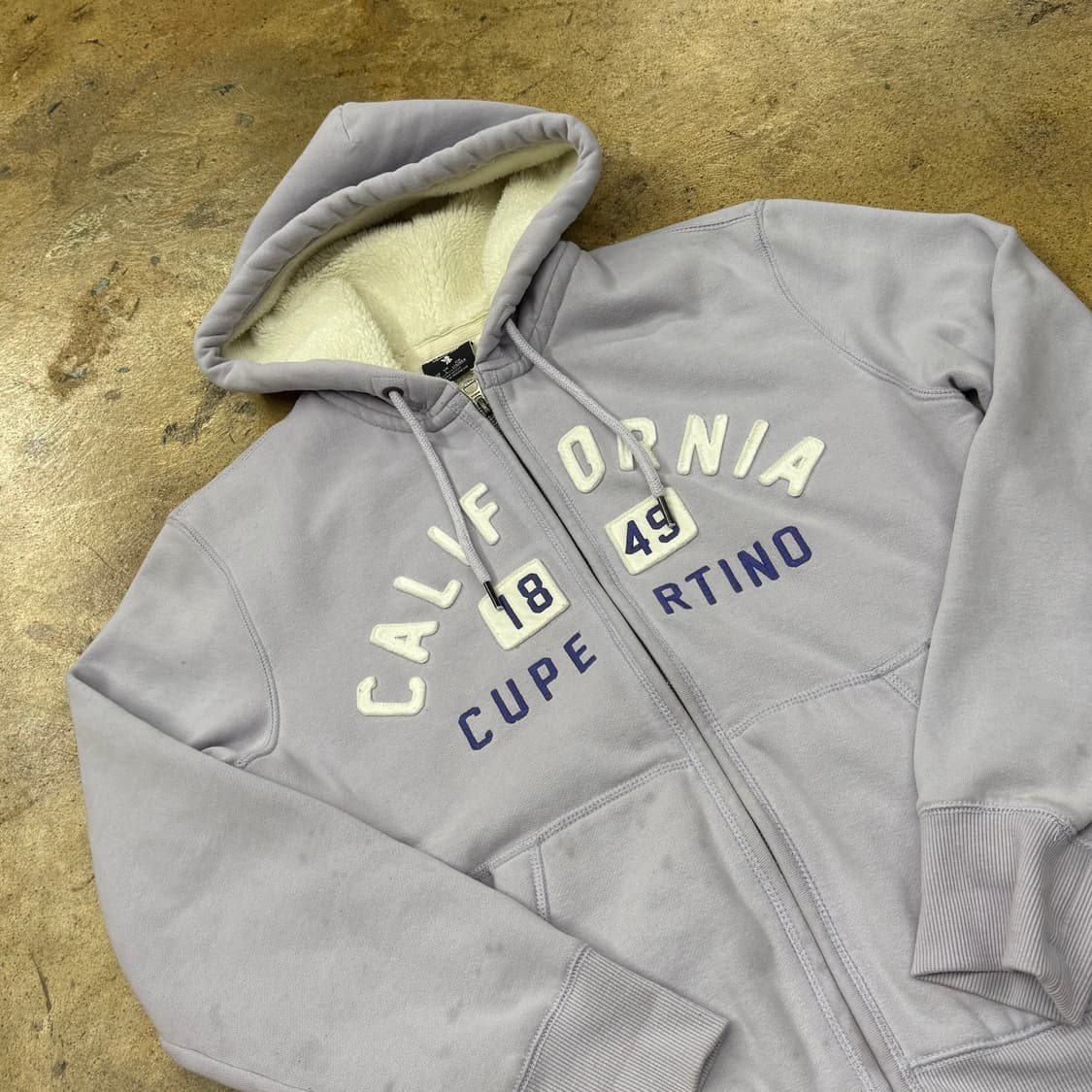 [정품/L] 후아유 캘리포니아 퍼플 후드집업 b18 상품이미지1