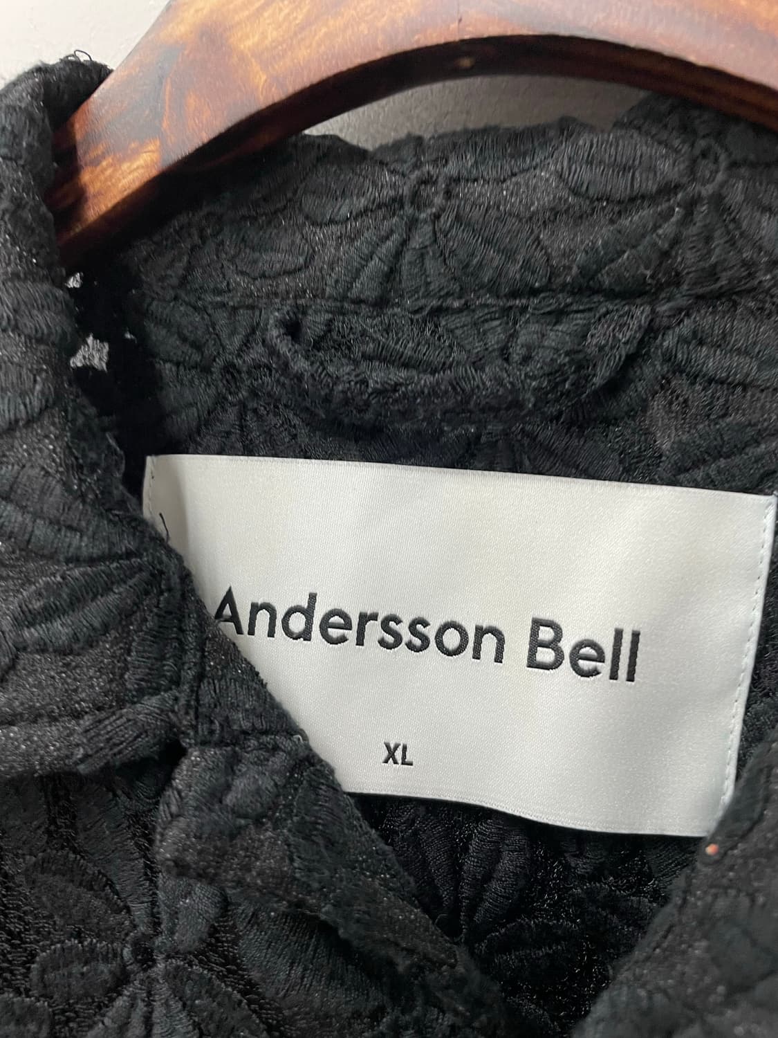 앤더슨벨 플라워 쉬어 오픈 카라 셔츠 H1835 상품이미지5