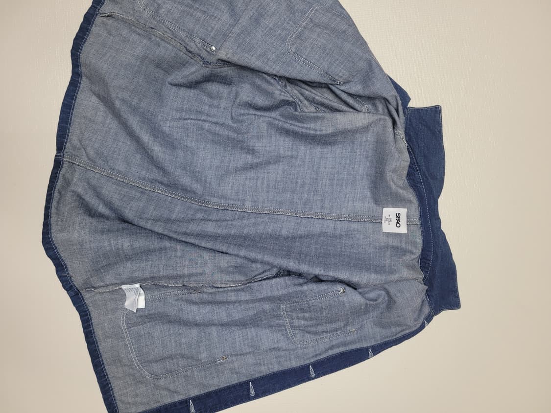 스파오 SPAO 남자 오버핏 데님 워크자켓 XL 딥블루 상품이미지8