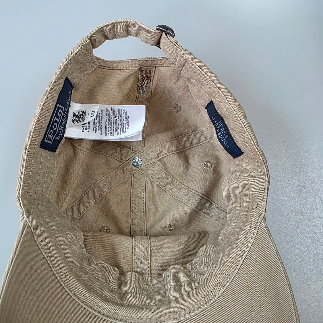 Beams x polo 빔스 x 폴로 롱빌캡 상품이미지3