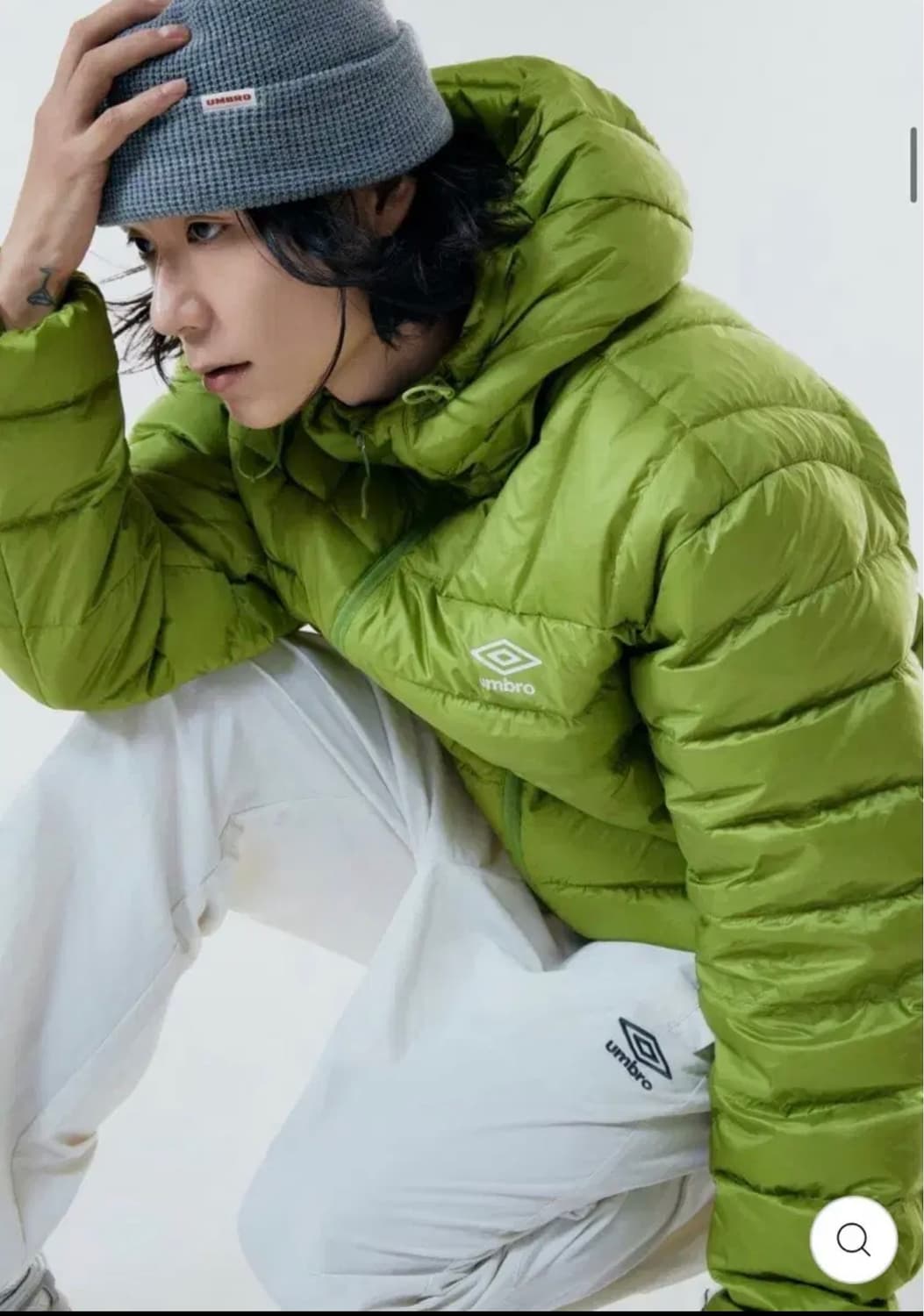 엄브로 페더플렉스 후드 다운 자켓 올드 그린 상품이미지4