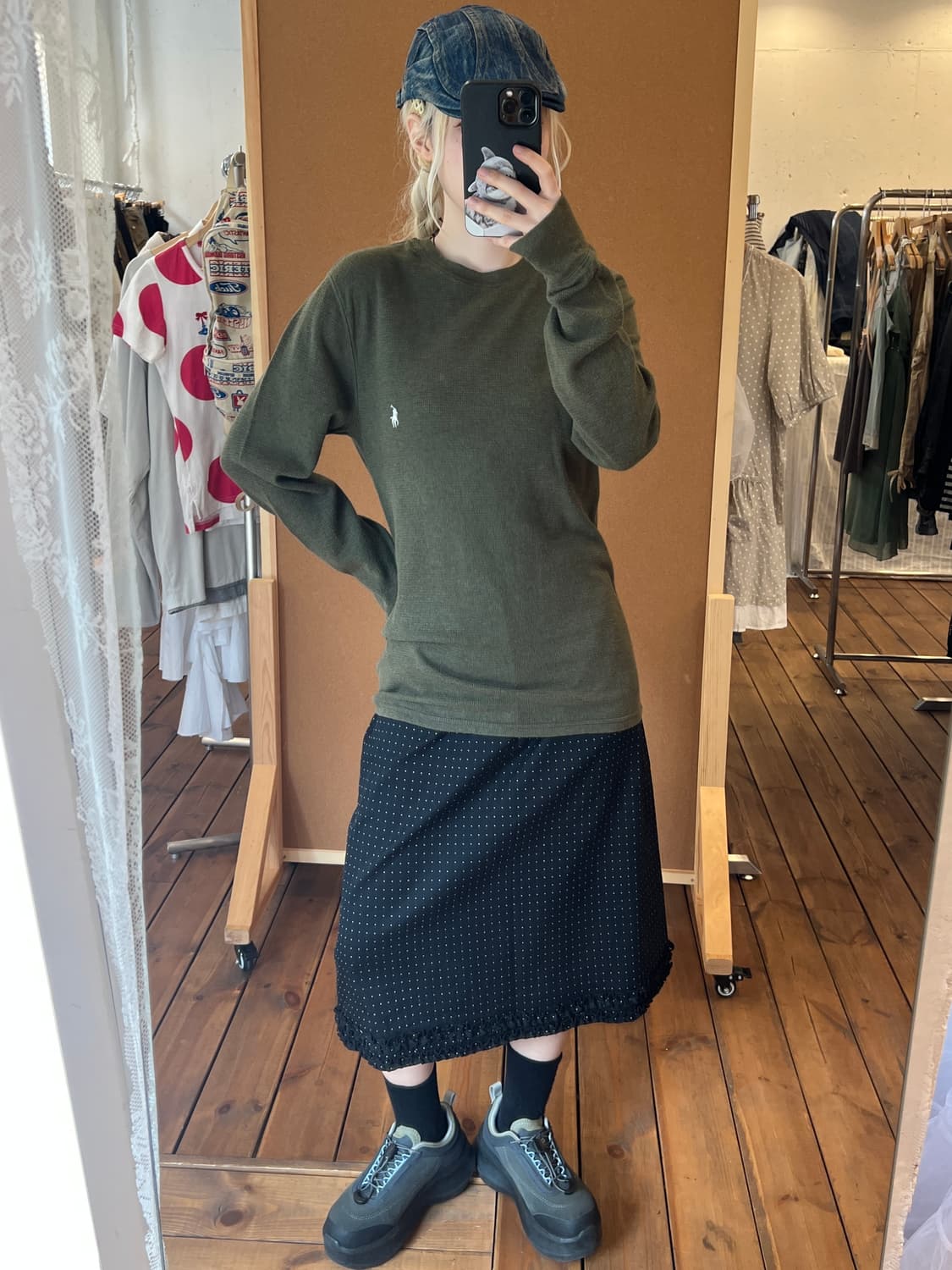 폴로 카키 와플 롱슬리브  상품이미지4