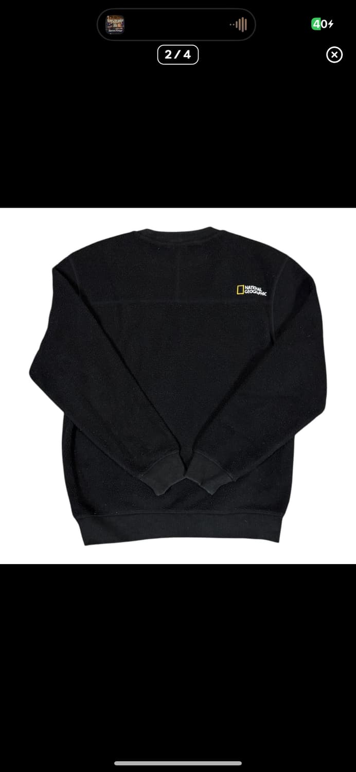  (바배) 내셔널 지오그래픽 플리스 맨투맨 상품이미지2