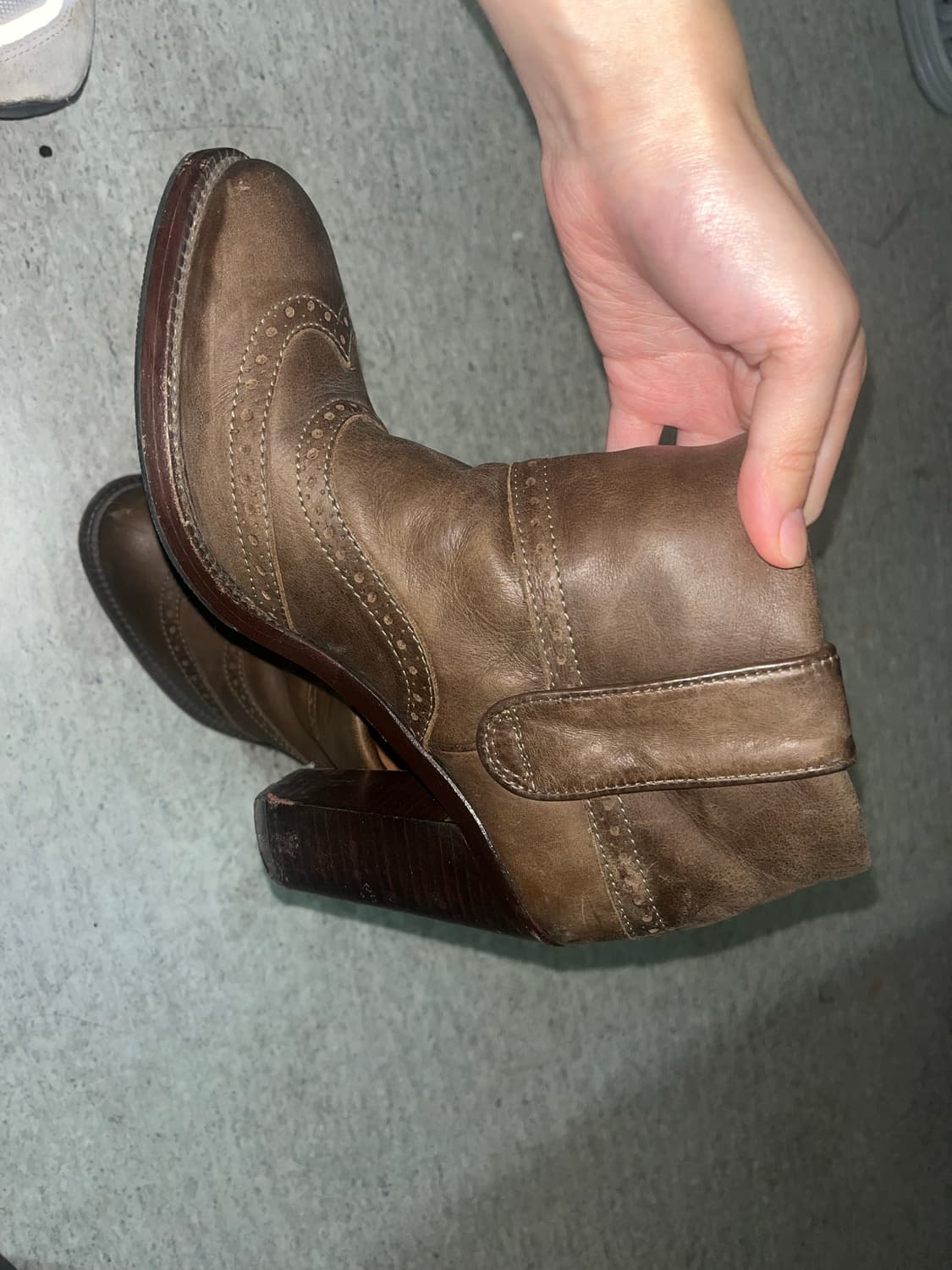 캠퍼 앵클 하이힐 상품이미지3