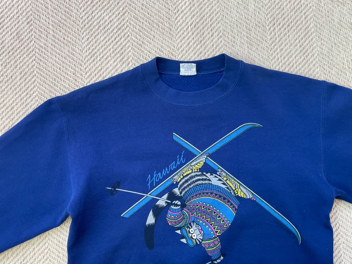 크레이지셔츠 usa 하와이 스키 베어 스웻셔츠 상품이미지4