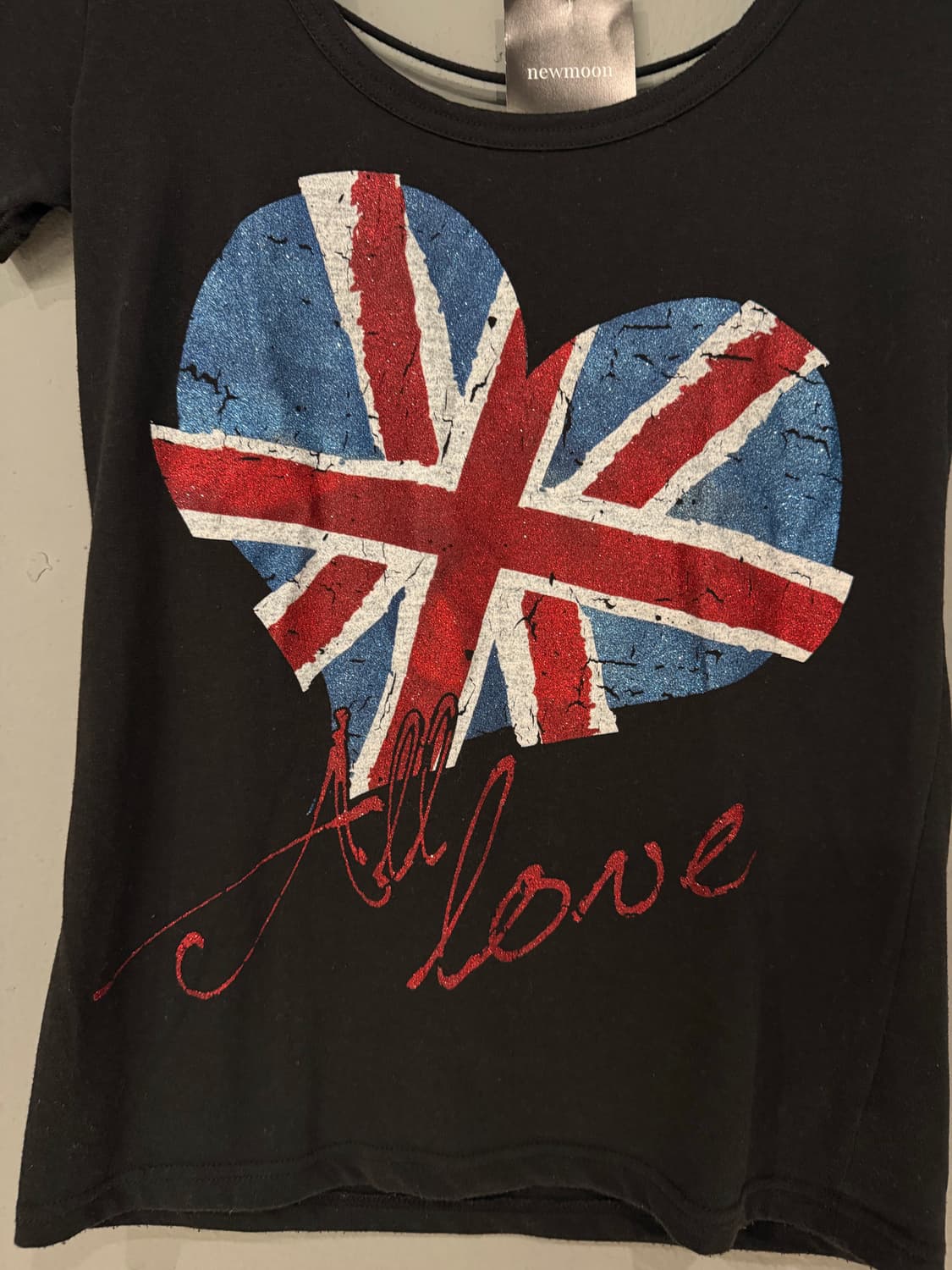 back damage union jack heart top 상품이미지7