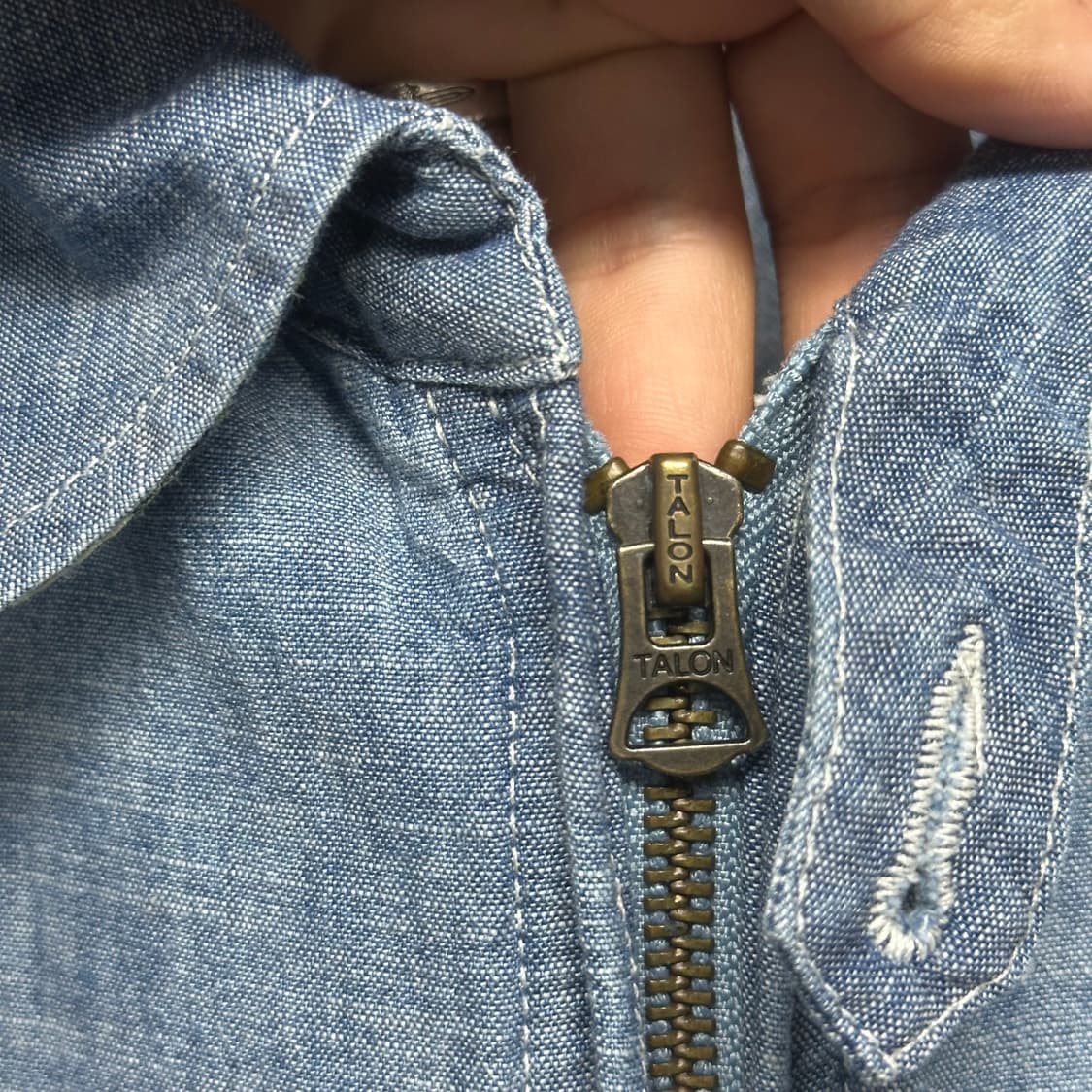 폴로 샴브레이 데님 스윙탑  상품이미지5