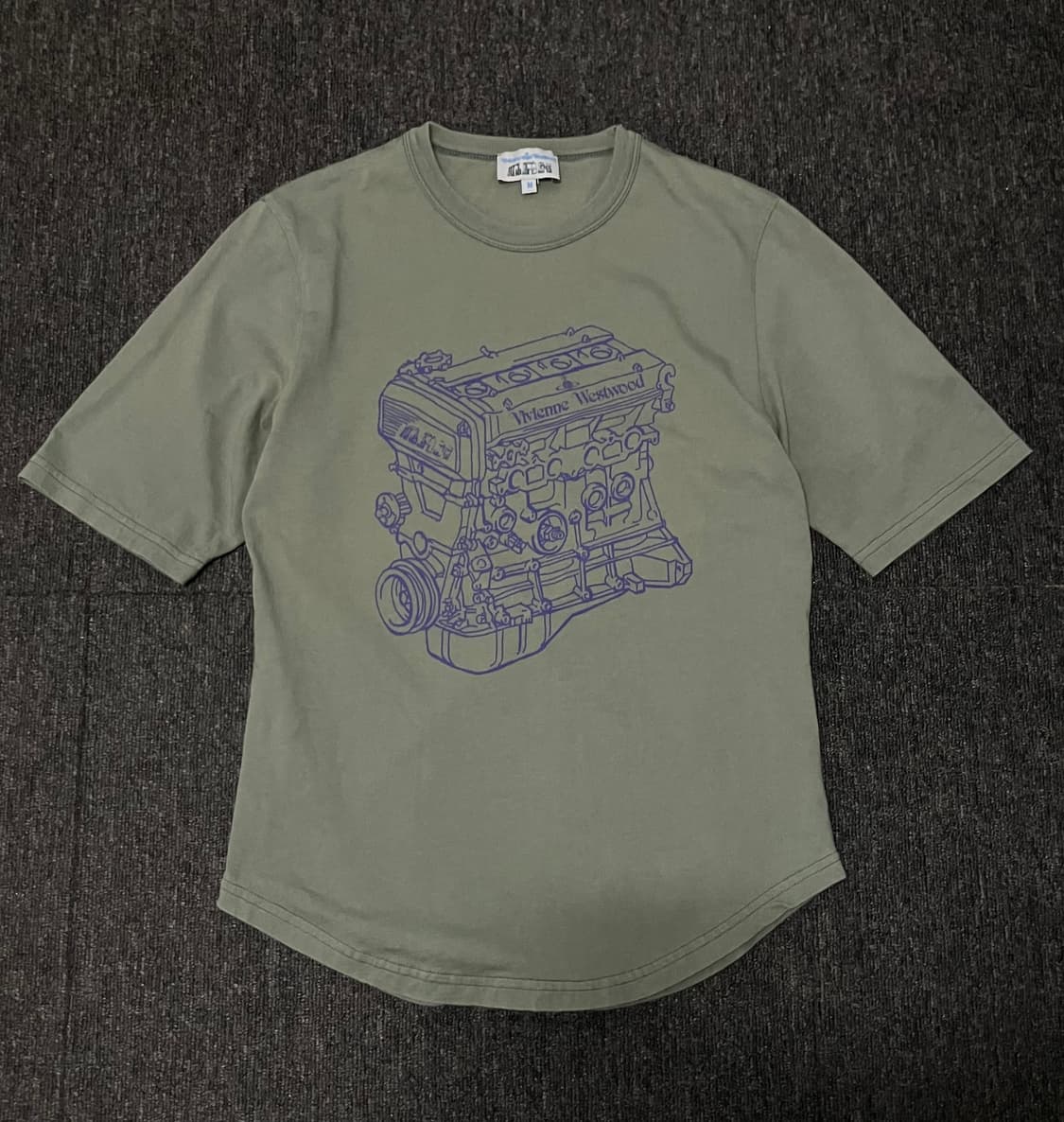 비비안웨스트우드MAN 엔진 티셔츠 상품이미지1