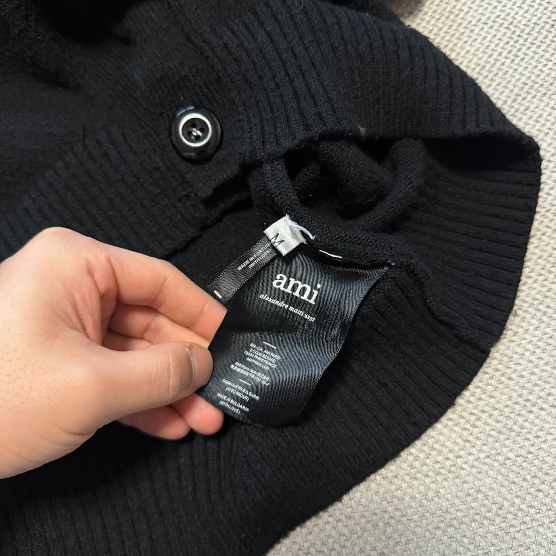 아미 AMI 하트로고 가디건 상품이미지3