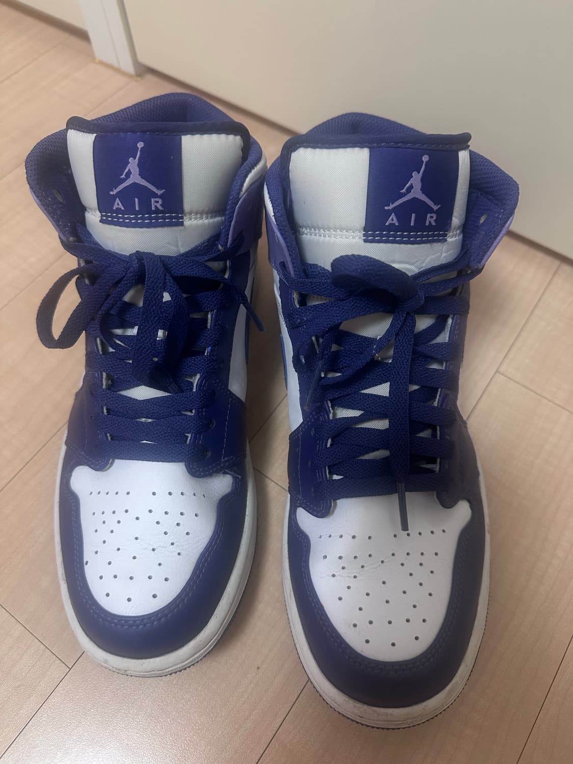 나이키 에어 조던 1 미드 퍼플 260mm 상품이미지2