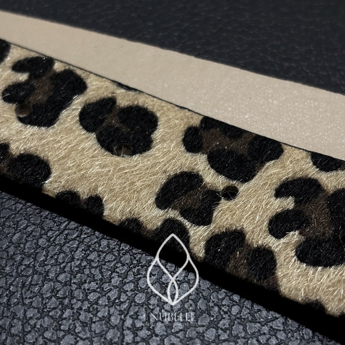 🌗 Leopard hair belt / 호피 레오파드 송치털 벨트 상품이미지6