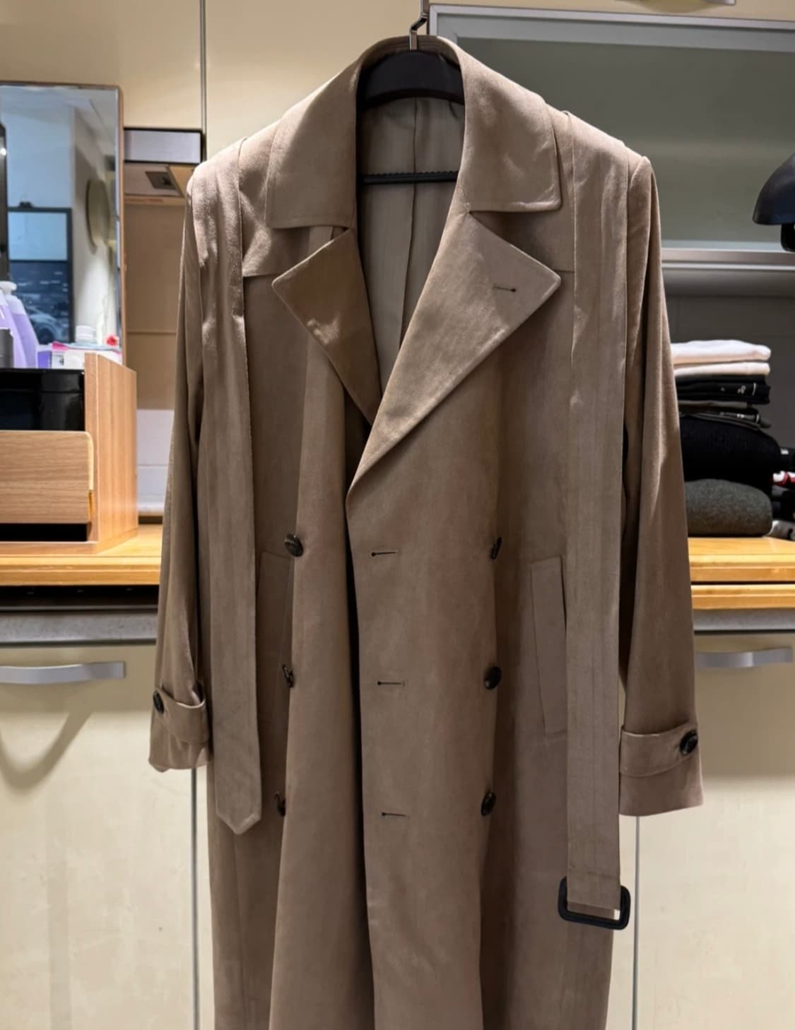 브루넬로 쿠치넬리 스웨이드 코트st, 맞춤제작 코트 상품이미지5