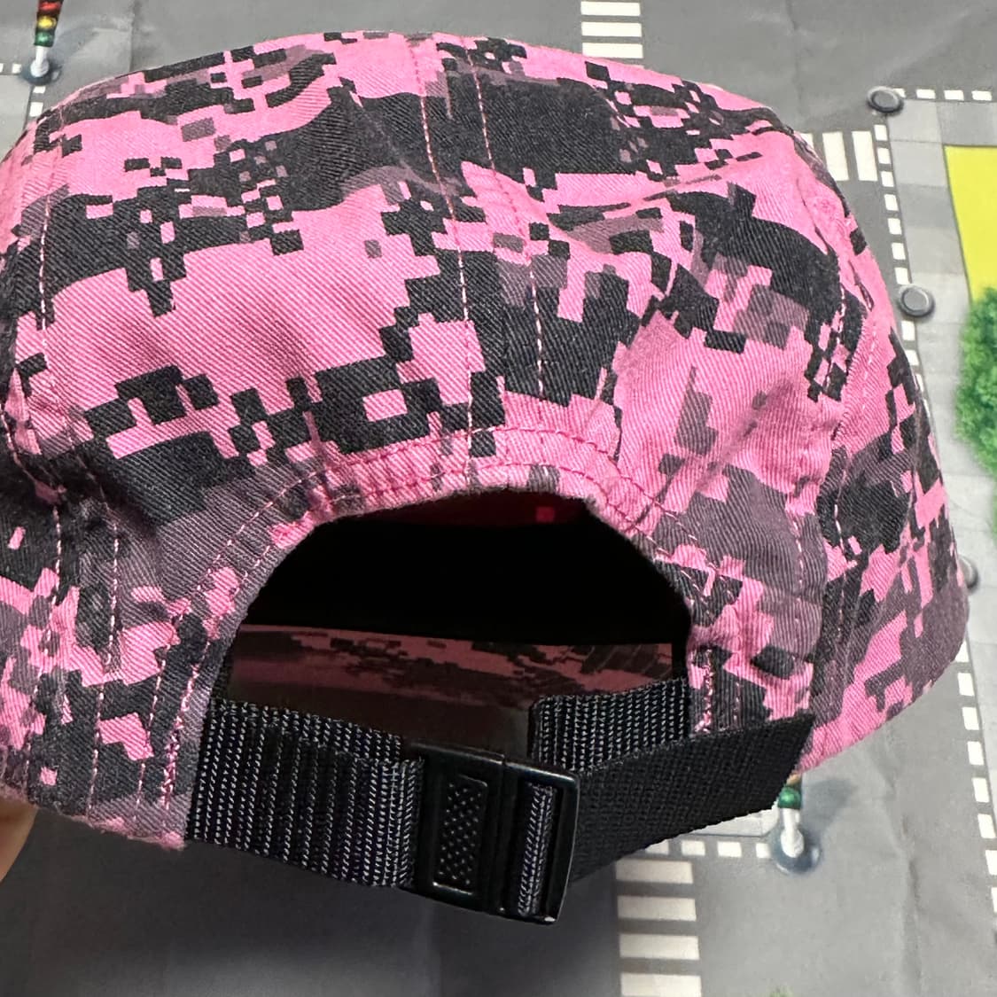 슈프림 NYCO 트윌 캠프캡 디지카모 핑크 17FW 상품이미지5