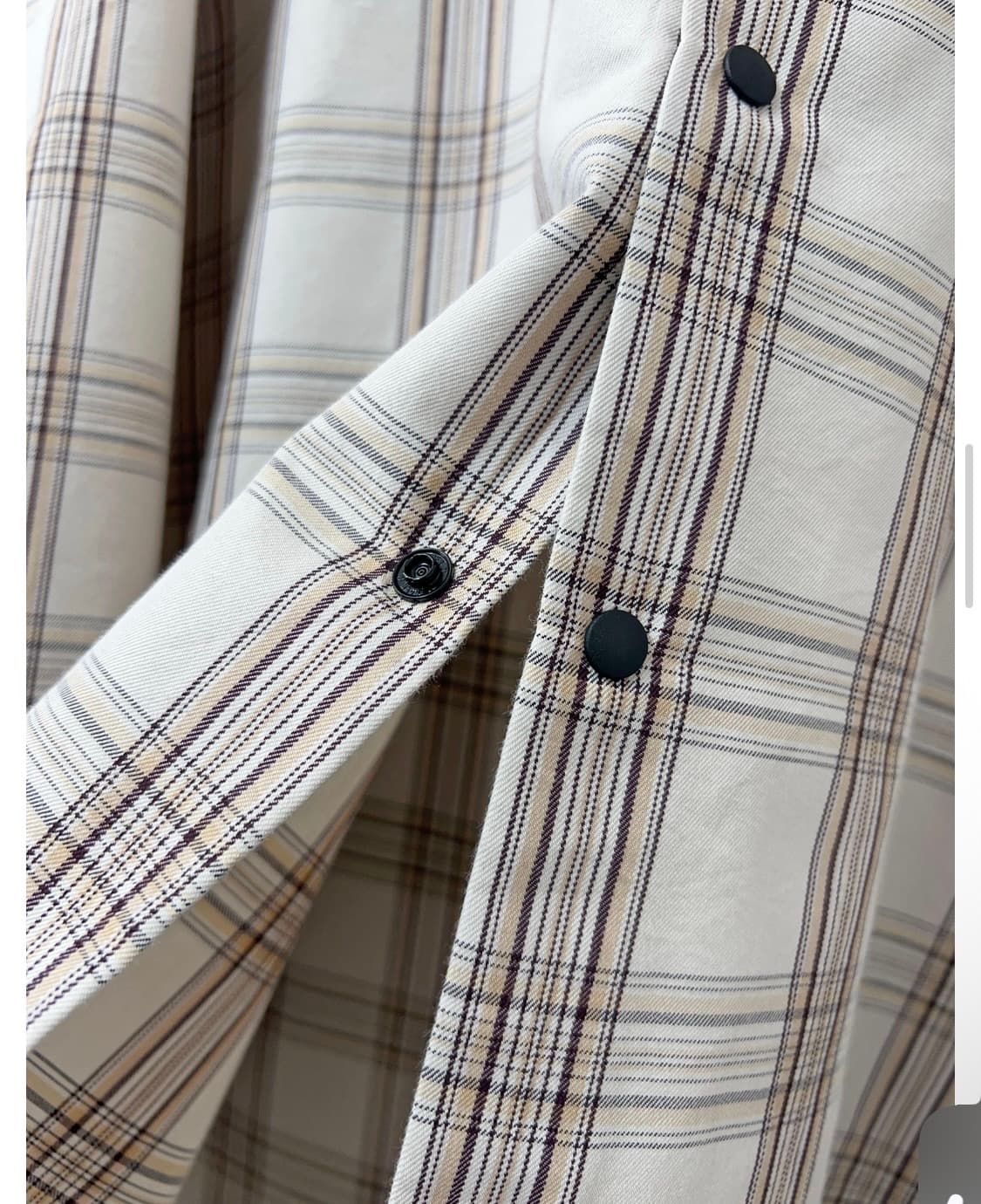 빔즈 하트 체크 셔츠 L 상품이미지4