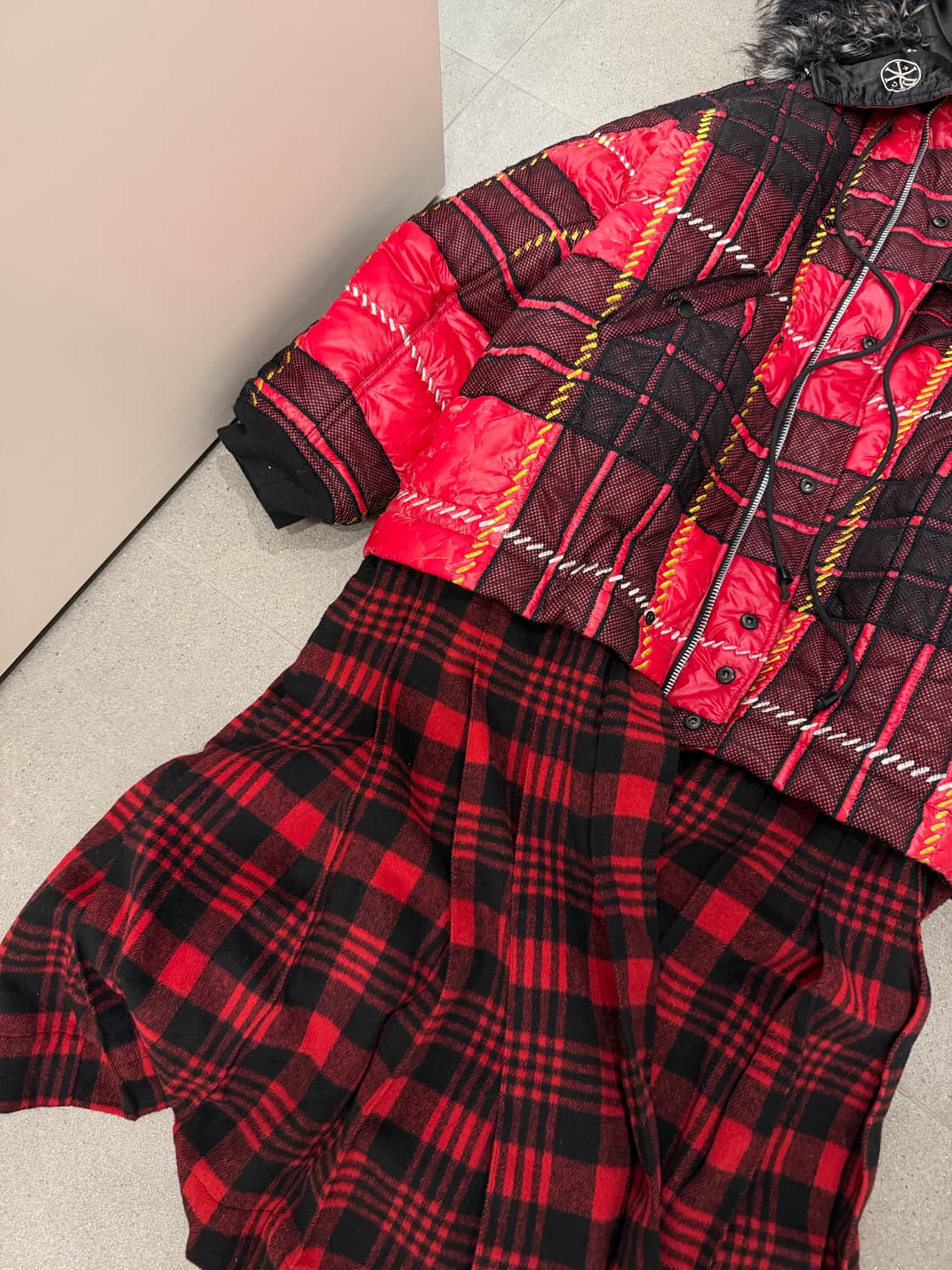 코쿤투자이 ktz 리버시블 퍼코트 상품이미지2