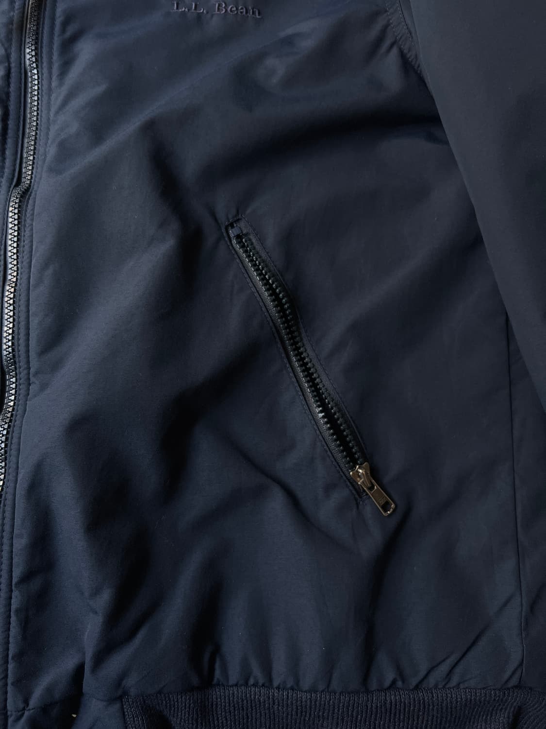 [M]L.L.Bean USA 엘엘빈 플리스 라이닝 네이비 웜업 자켓 상품이미지4