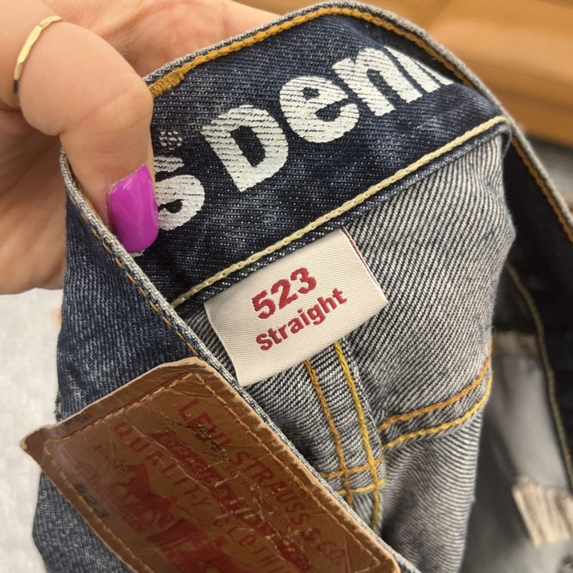 리바이스 523 올드스쿨 스트레이트 데님 팬츠 30인치 C06550 상품이미지6