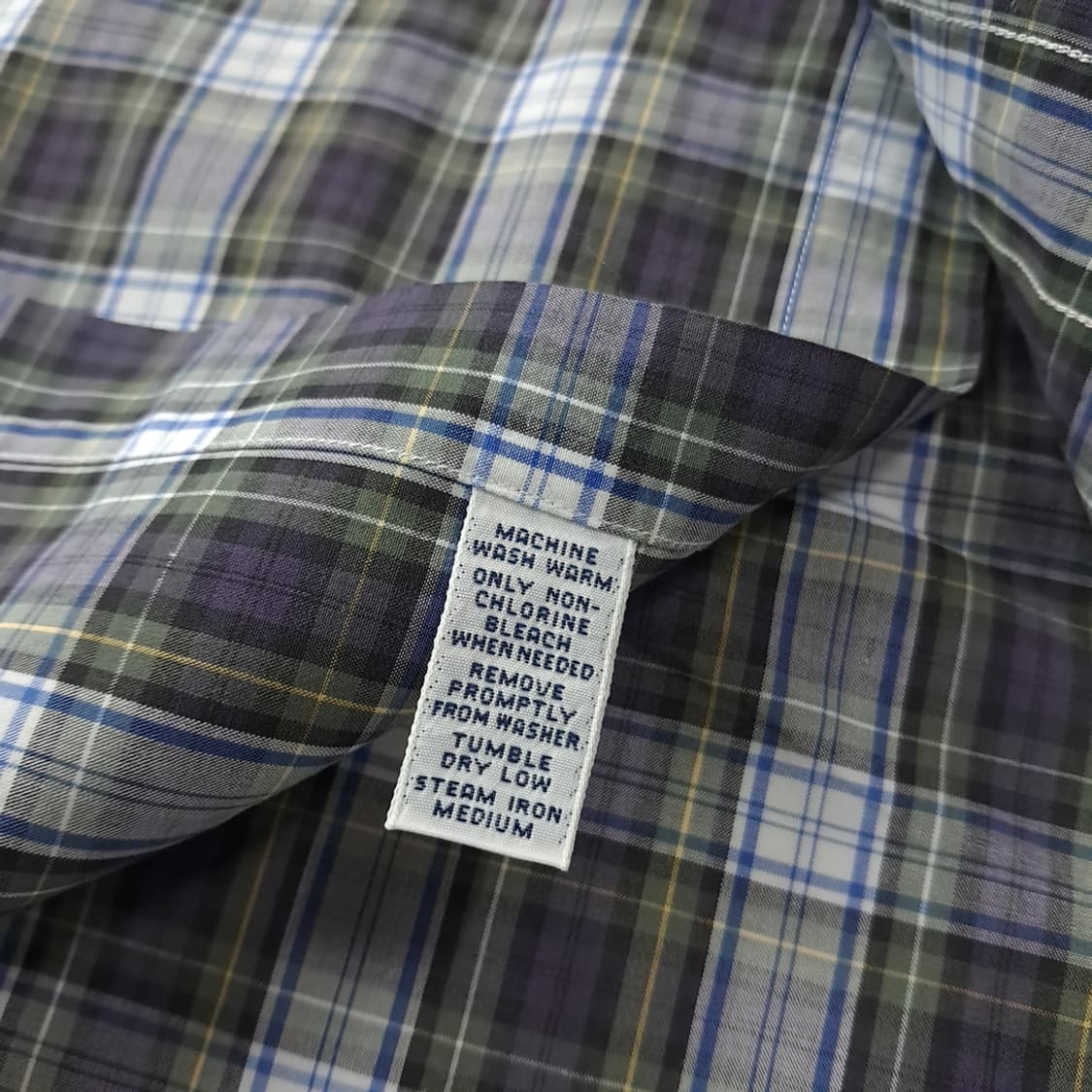 CK688 2XL 폴로 90s 페이디드 모던 블랙워치 반팔 셔츠 남방 상품이미지5