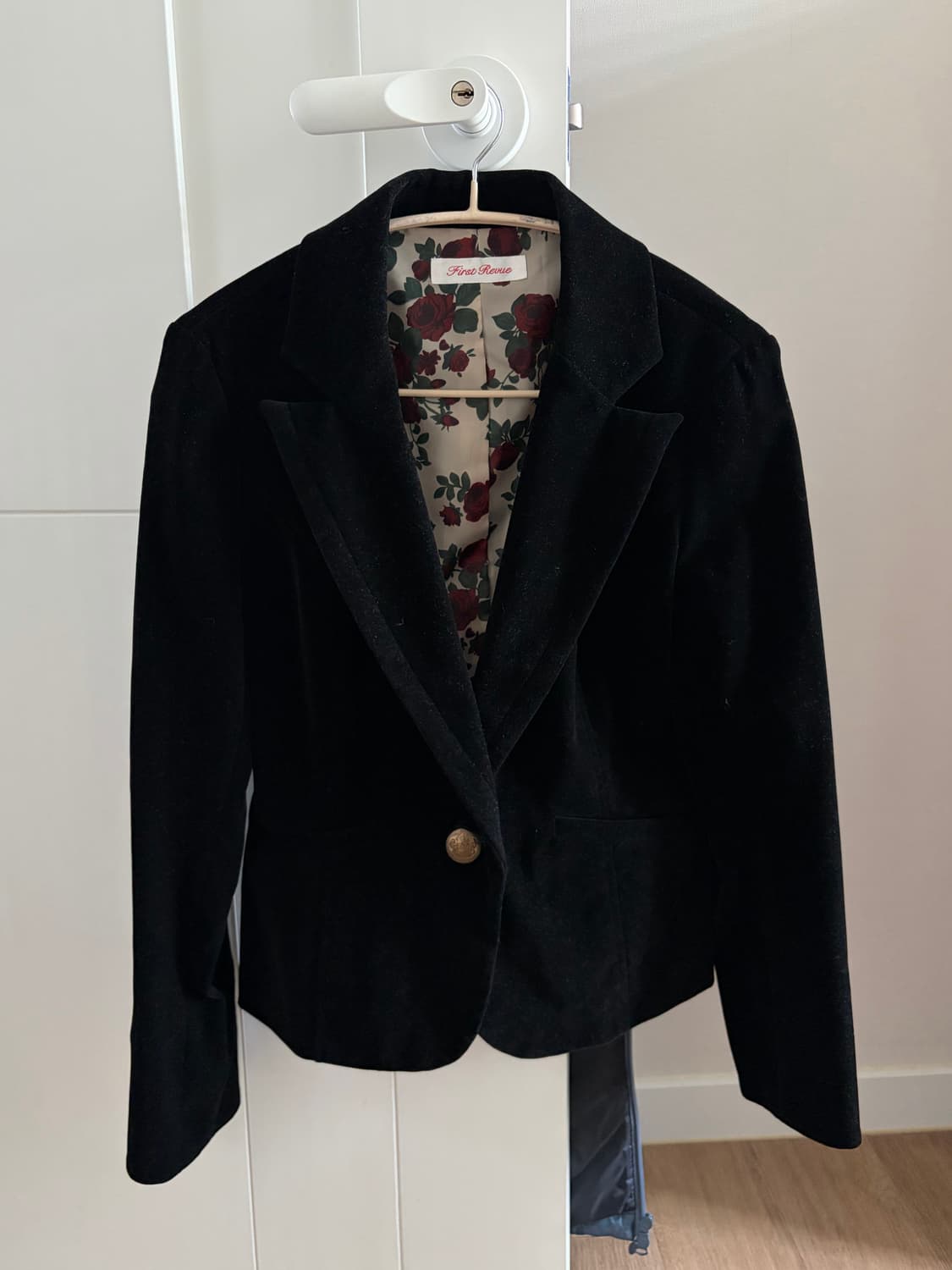 빈티지 벨벳 자켓 프리즈프레임 플라워 상품이미지1