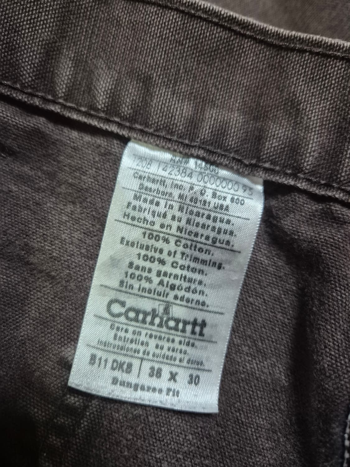 [36] 칼하트 B11 싱글니 DKB 상품이미지3