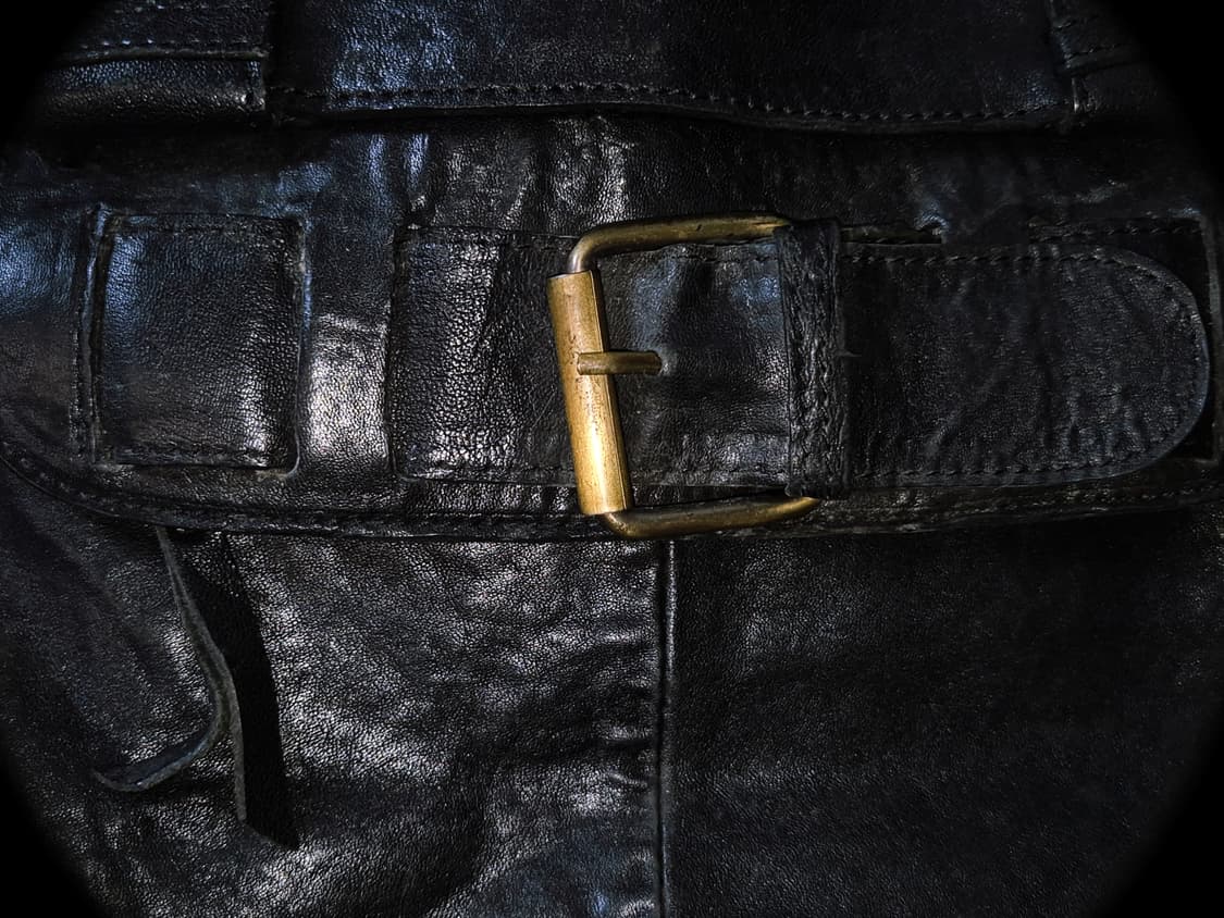 Vintage 08 Black Belt Buckle leather Bag 상품이미지2
