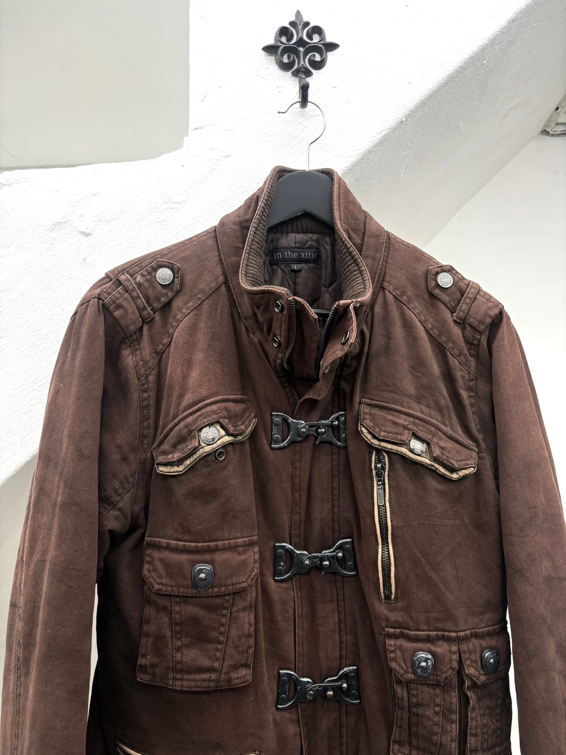 In the attic red brown gimmick jacket   상품이미지2