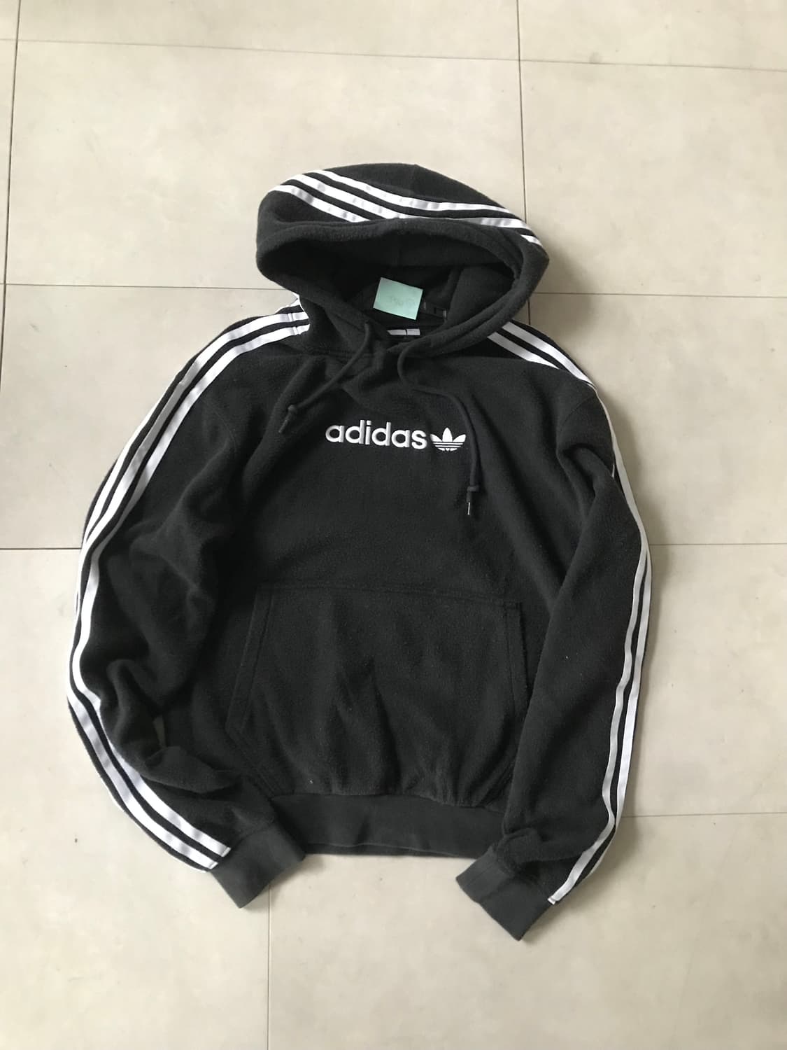 아디다스 블랙 부클 후드티 상품이미지7