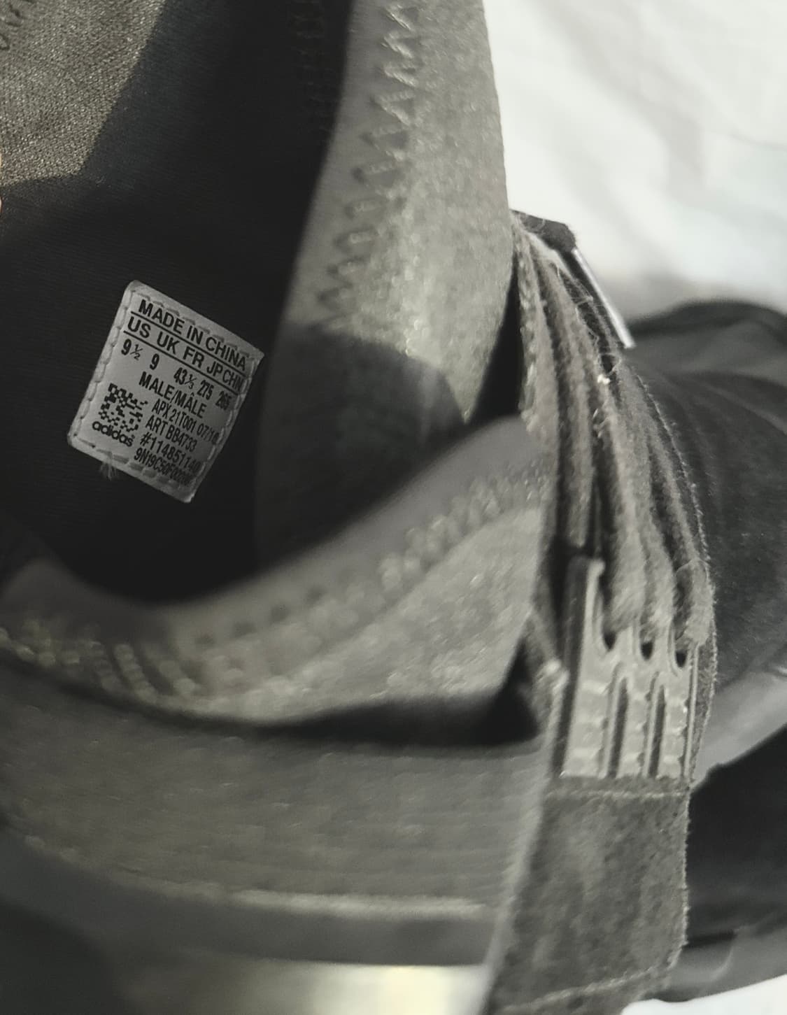 Y-3 by 요지야마모토 콰사 미드 트리플블랙 상품이미지5