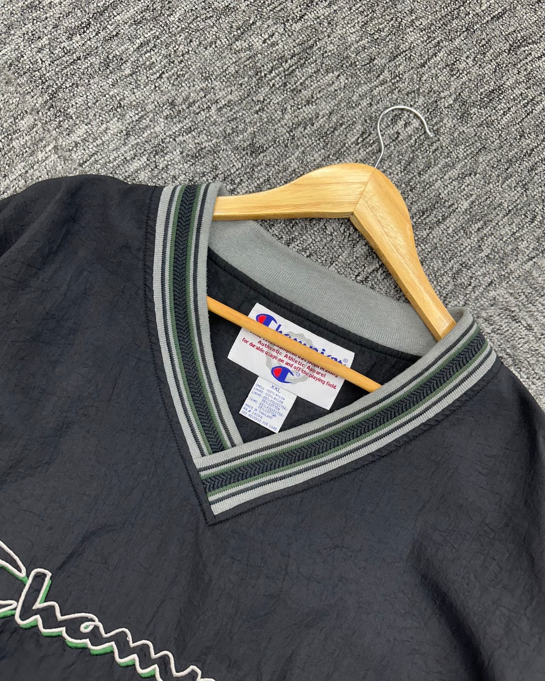 (3XL)90'S 챔피온 빅로고 웜업-M1100 상품이미지4