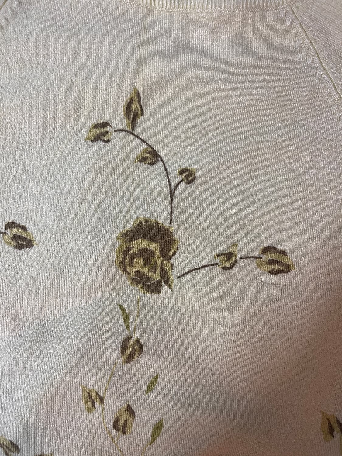 Lemon flower knit top 상품이미지2