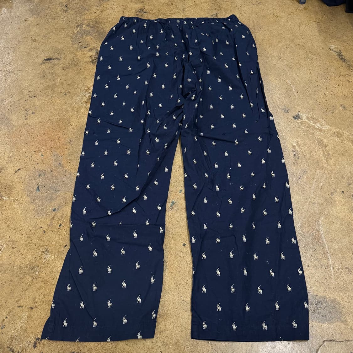 [정품/L] 폴로 랄프로렌 네이비 포니 패턴 잠옷 바지 b18 상품이미지3