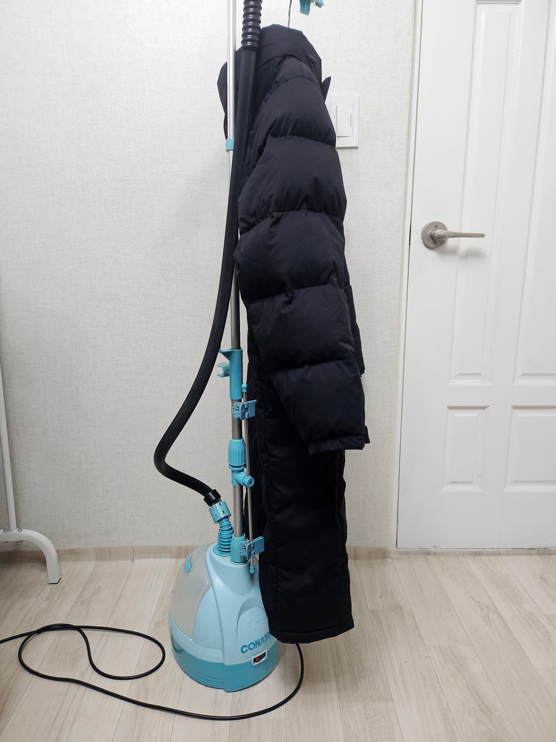 (90~95)S☆우주매물☆노스페이스화이트라벨익스플로링[블랙]구스다운롱패딩 상품이미지8