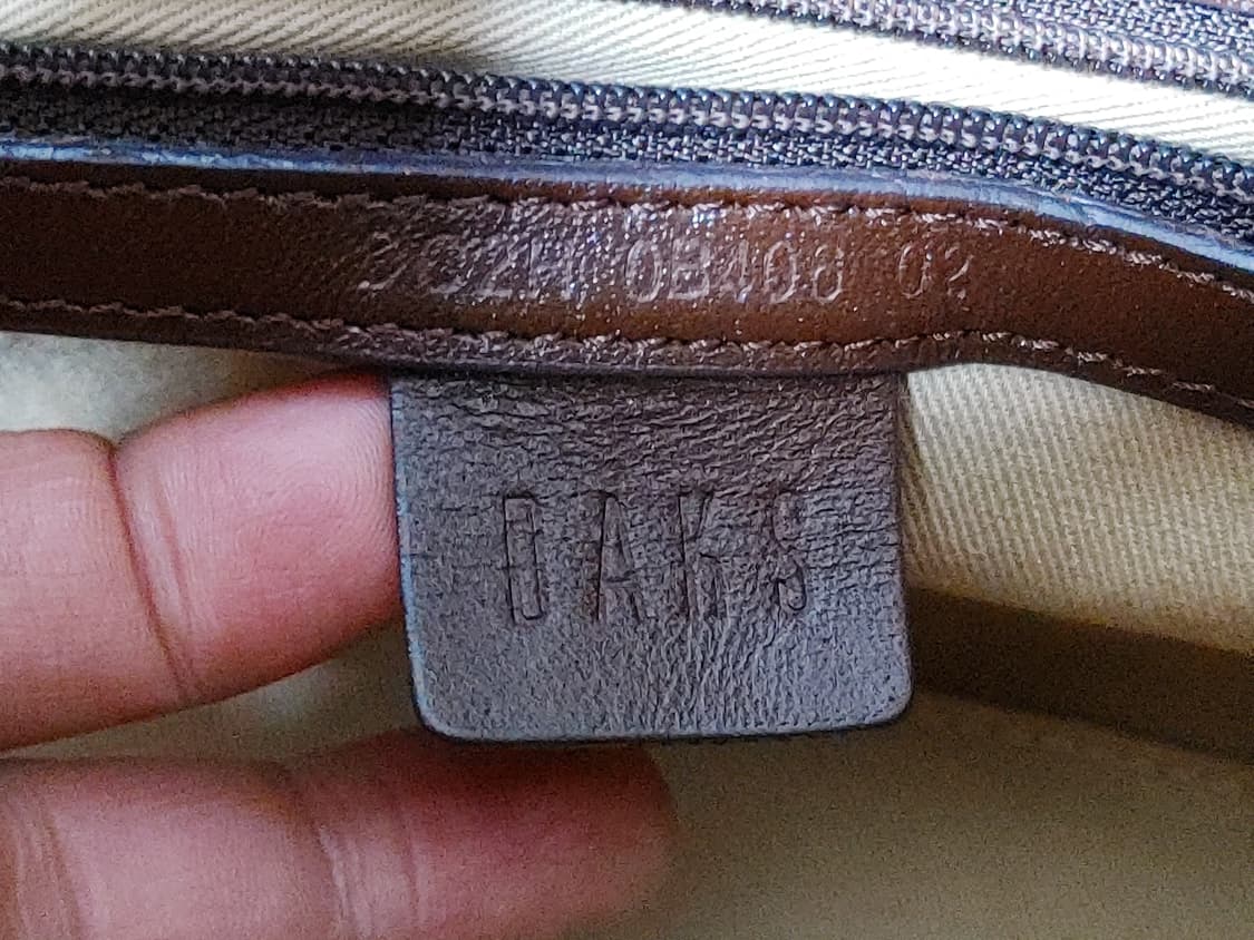 DAKS 닥스 소가죽배색 체크무늬 토트백 상품이미지8