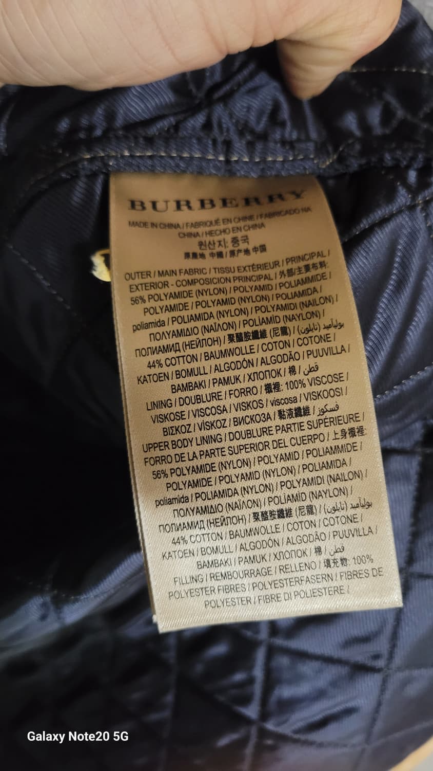 버버리퀼팅 자켓 상품이미지4