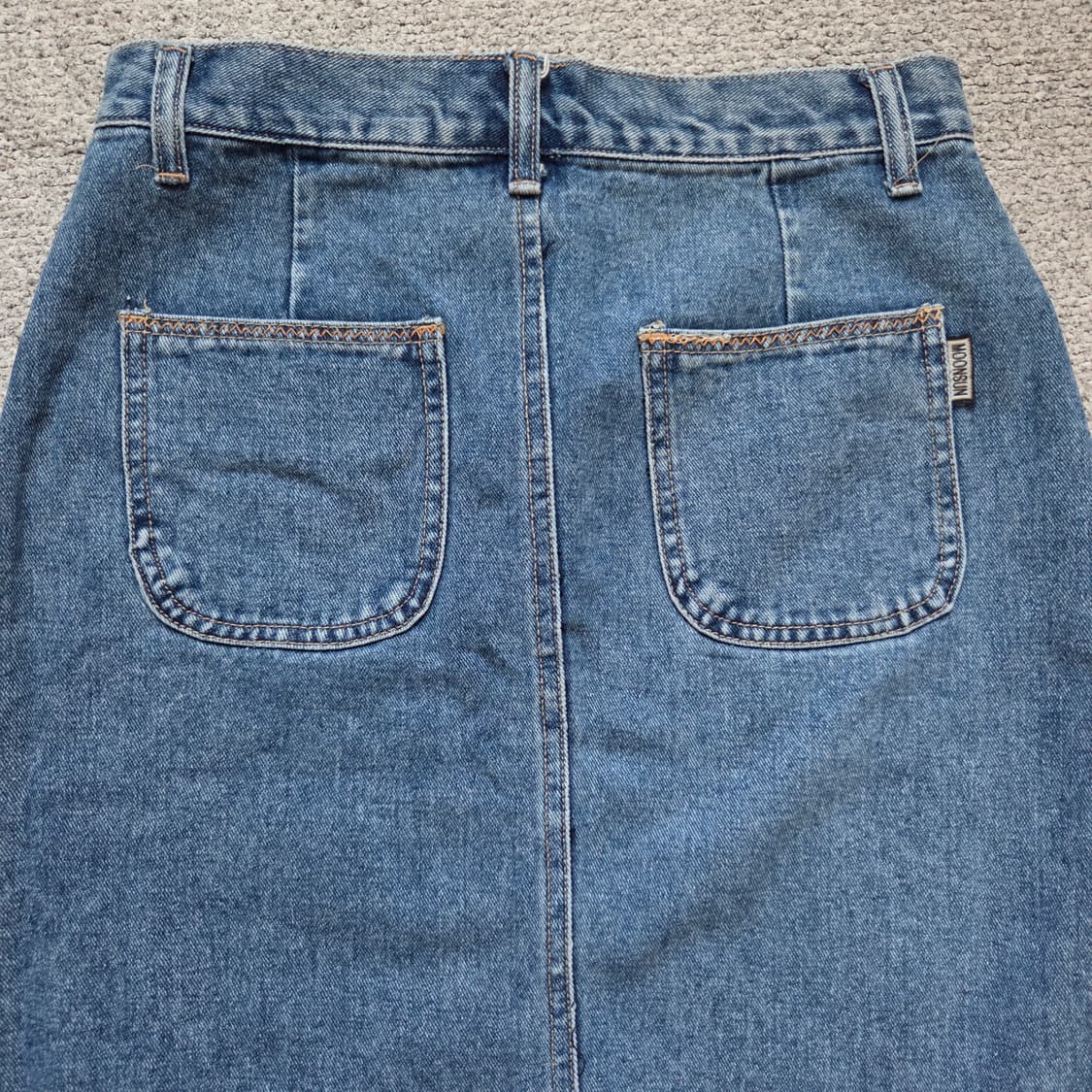 Moonsun 문선 데님 롱 스커트 25-26size 상품이미지7