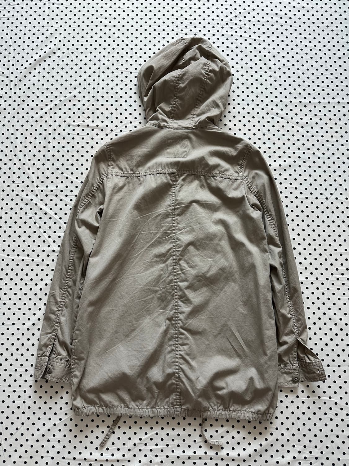 jpn 베이지 포켓 후드 야상자켓  상품이미지4