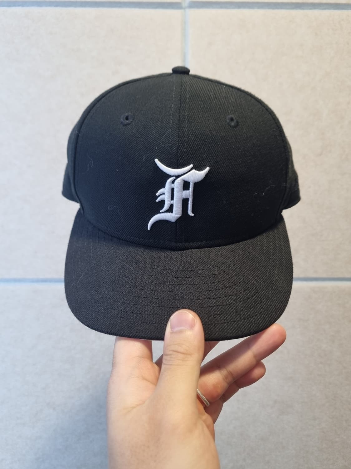 뉴에라 피어오브갓 59fifty 블랙 볼캡 모자 758 상품이미지1