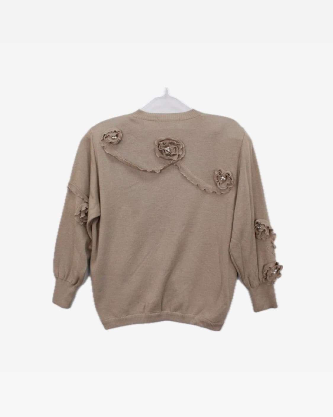 Vintage Floral Appliqué Cardigan 상품이미지3