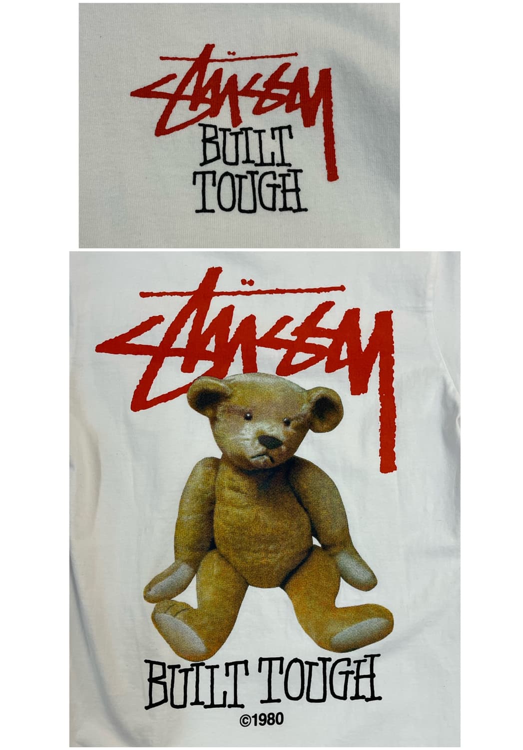 스투시 빌트 터프 반팔티 화이트 S #csz3657 상품이미지9