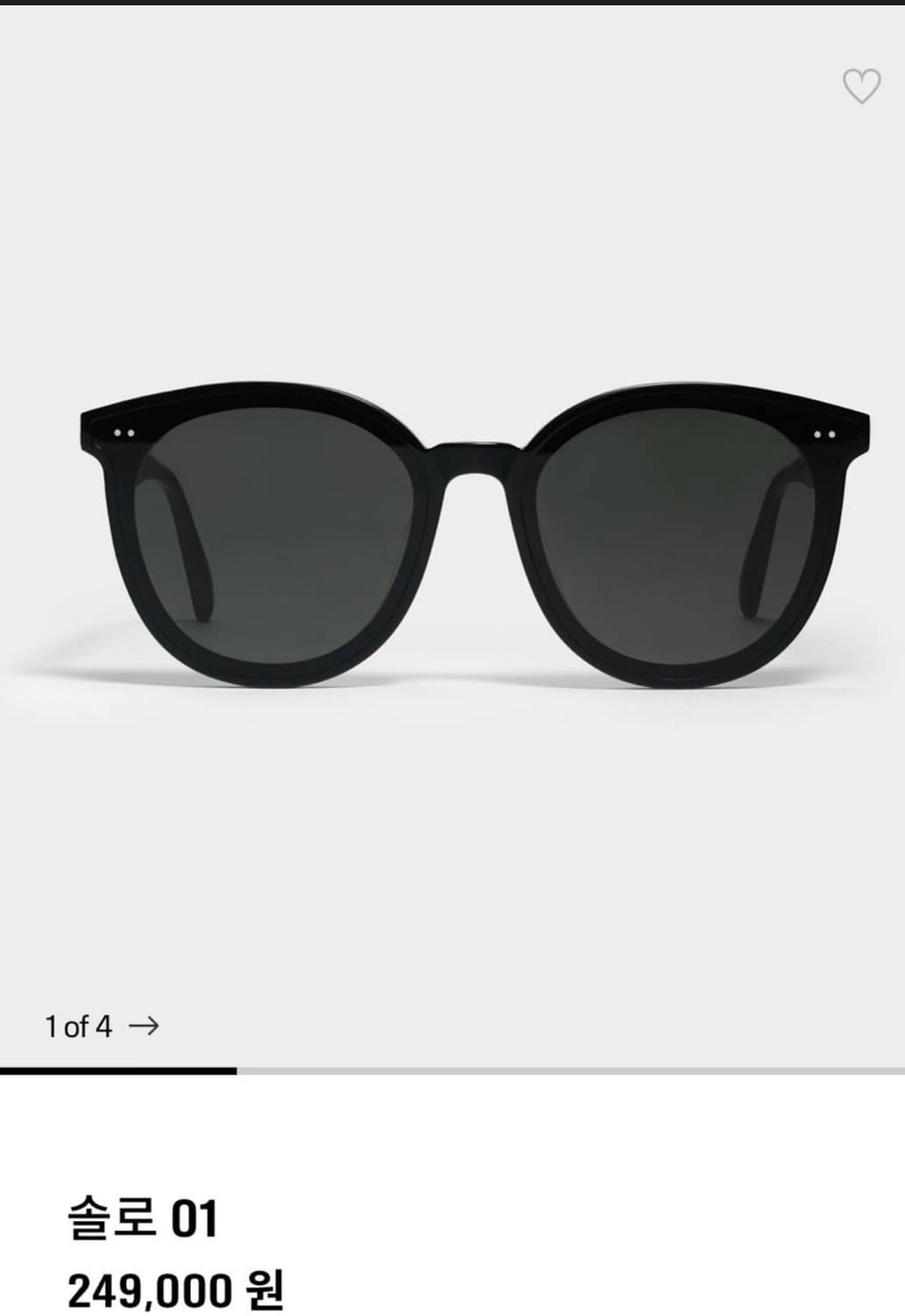 [젠틀몬스터] 솔로 선글라스 상품이미지3