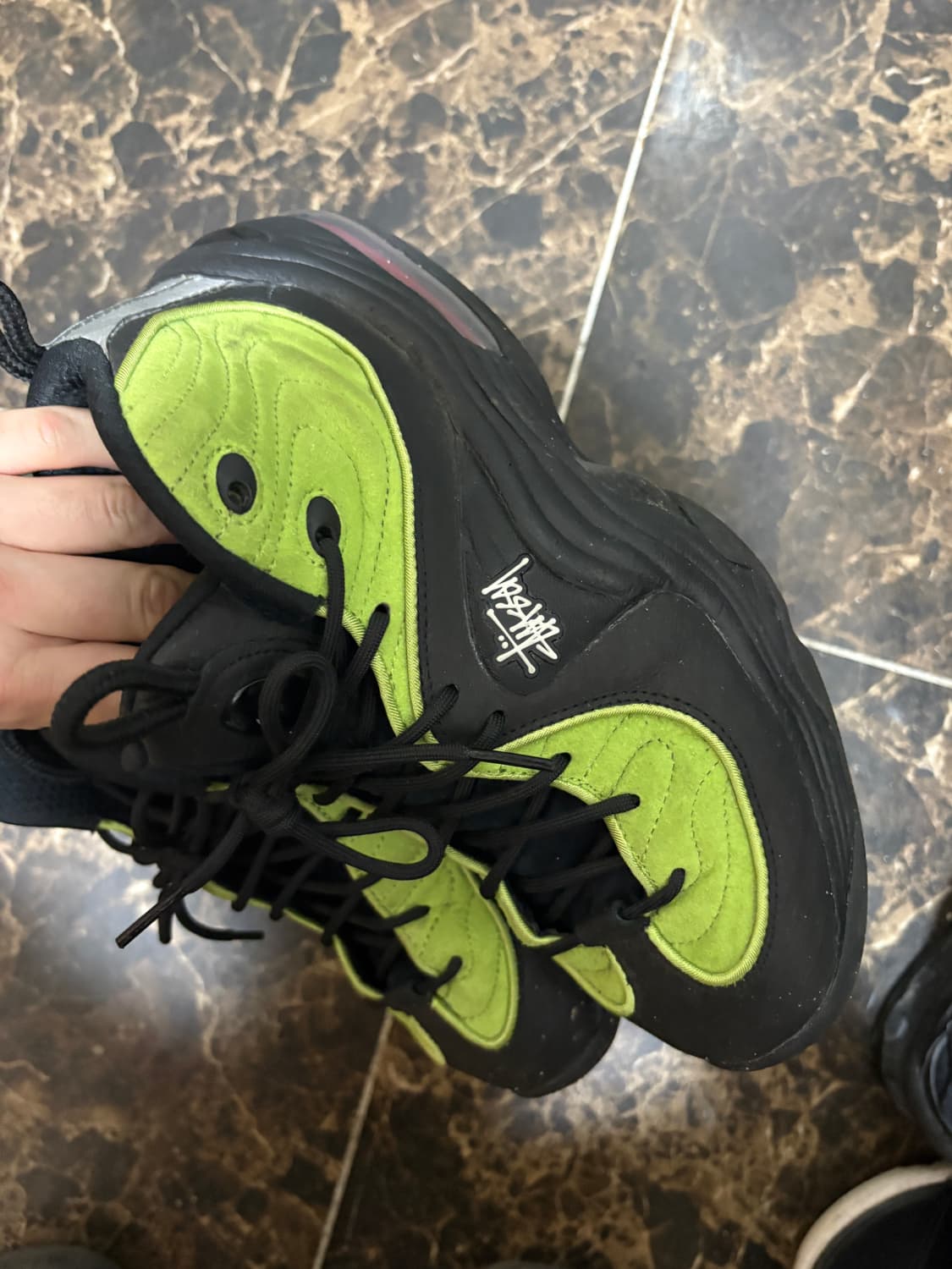 나이키 x 스투시 에어페니2 비비드 그린 상품이미지5