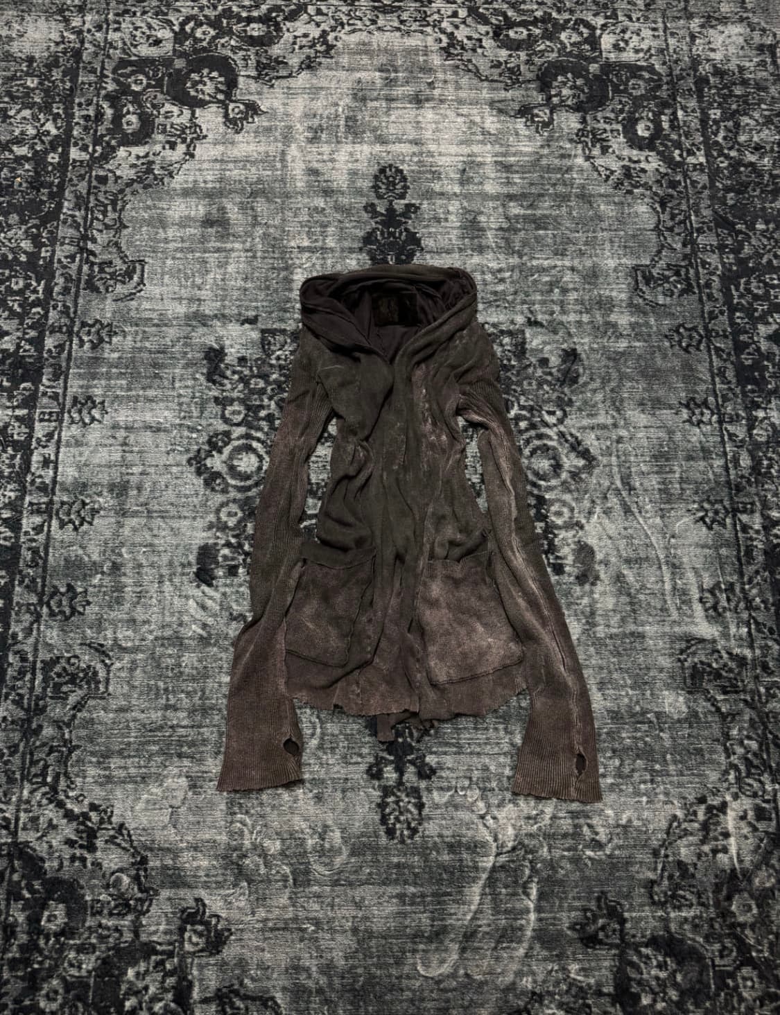 LGB 00s back cross shorty cardigan 상품이미지2