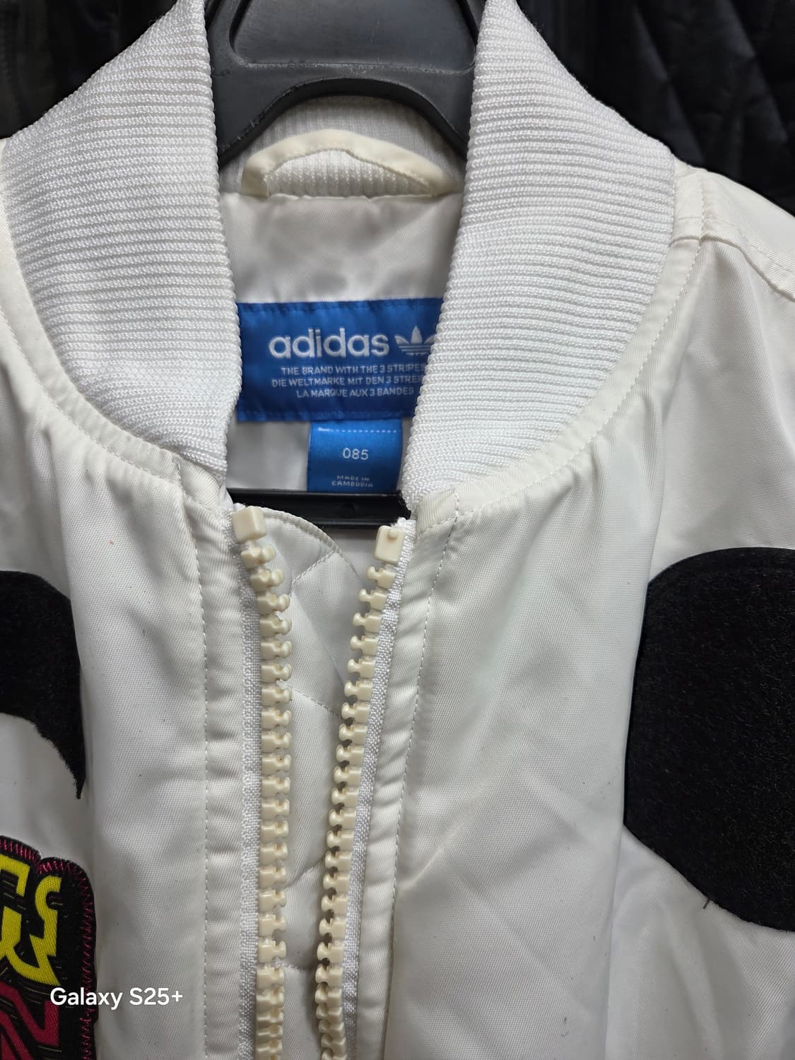 아디다스   화이트  봄보  자켓 상품이미지2