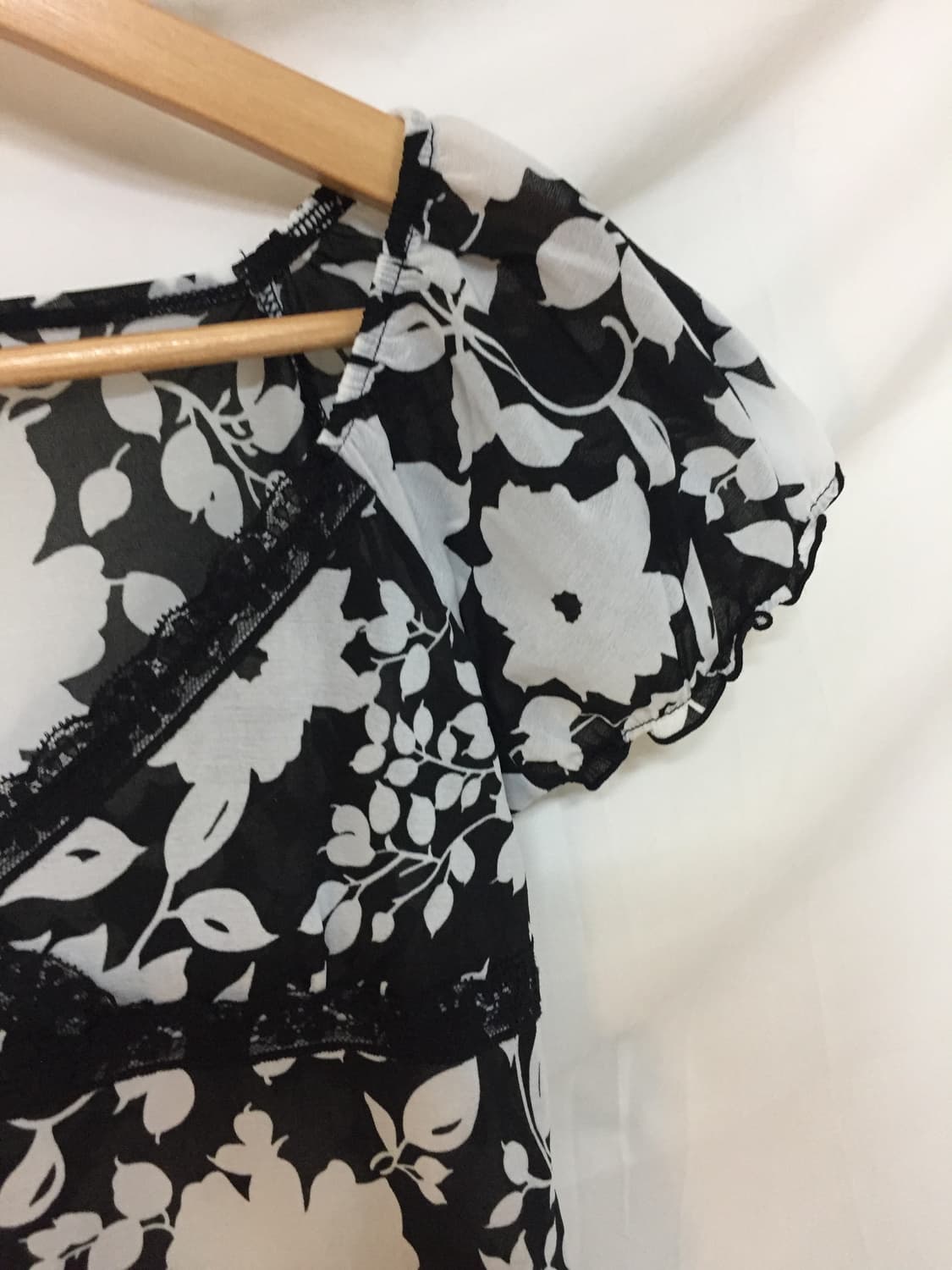 꽃 프릴 탑 상품이미지2