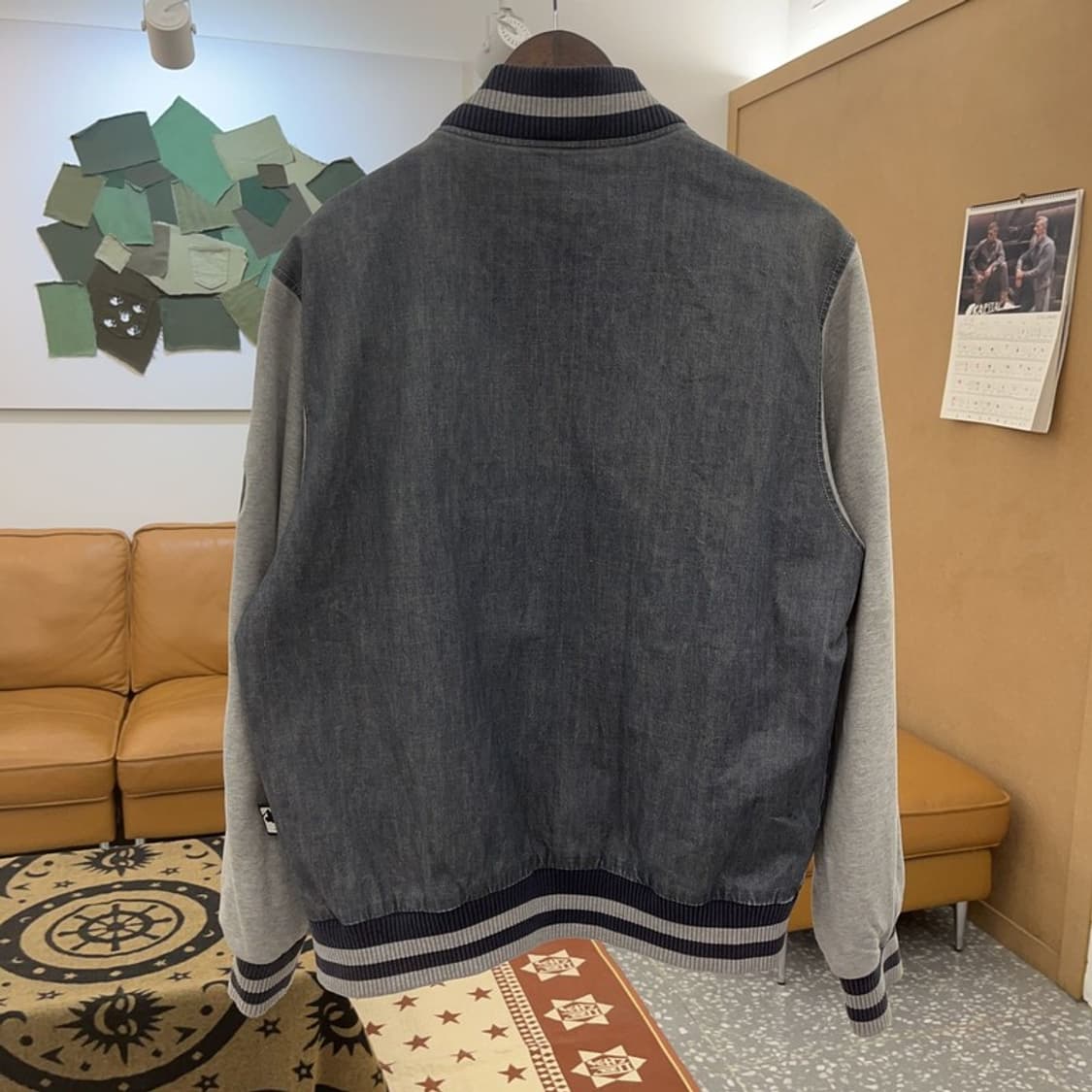 MLB 뉴욕 양키스 올드스쿨 레트로 데님 바시티 자켓 95 C08612 상품이미지4